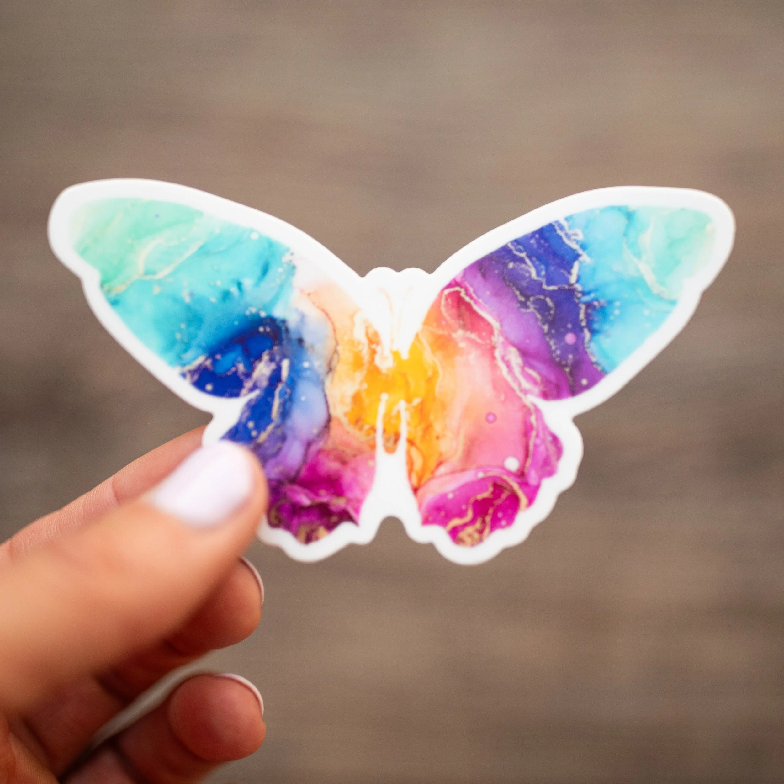 Vinyl Butterfly Sticker