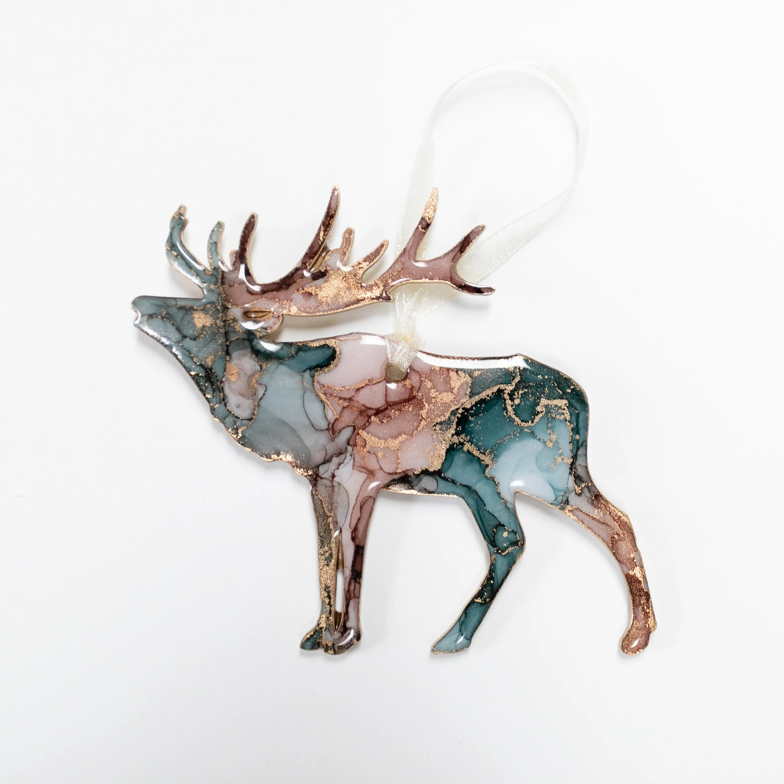 Elk Christmas Ornament PREORDER