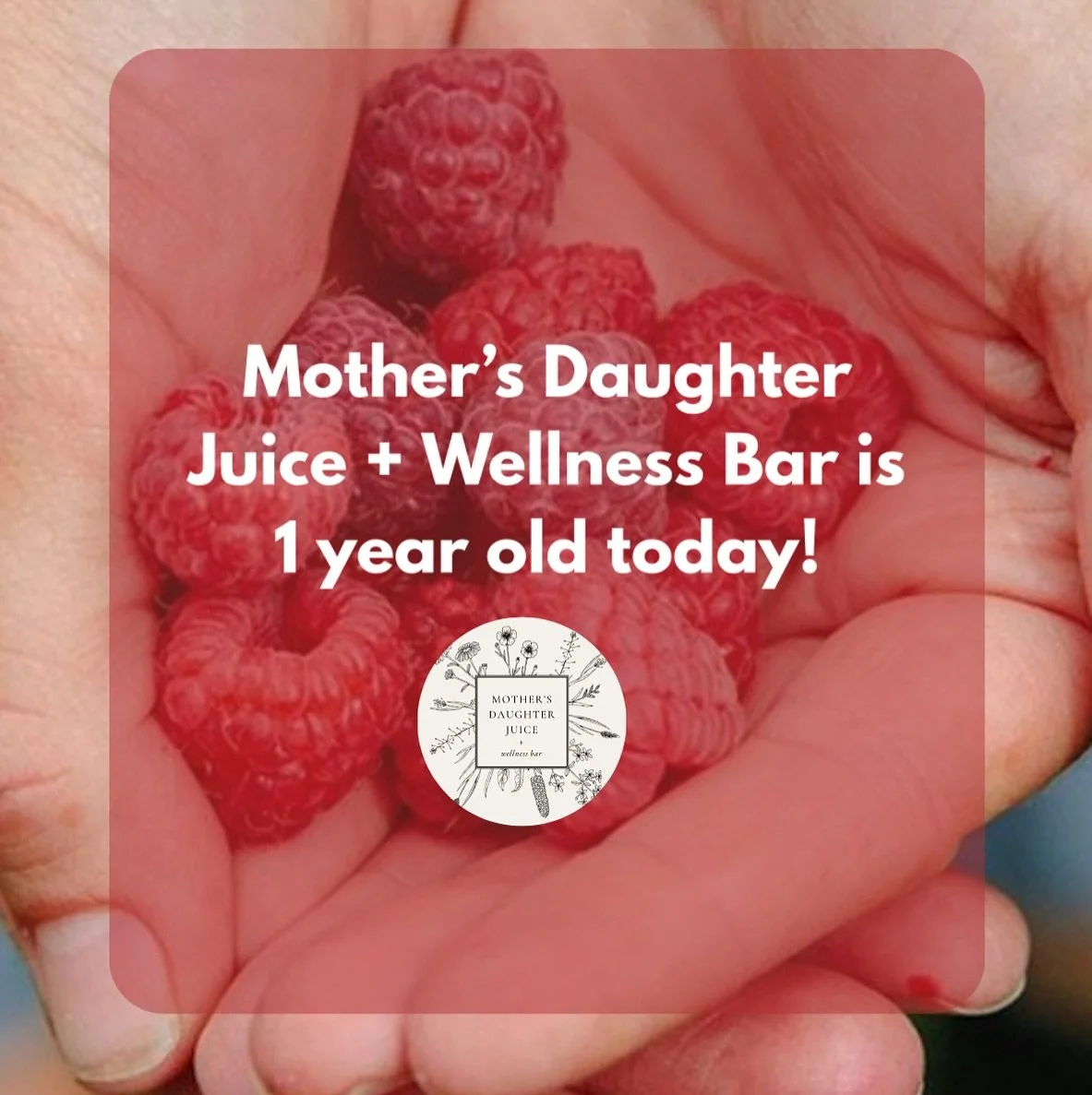 One year ago, we opened the doors to The Mother&rsquo;s Daughter Juice + Wellness Bar&hellip;a dream built from love and the belief that food can truly heal.

This space was created in honor of my mom; to carry her spirit forward, and to not only hel