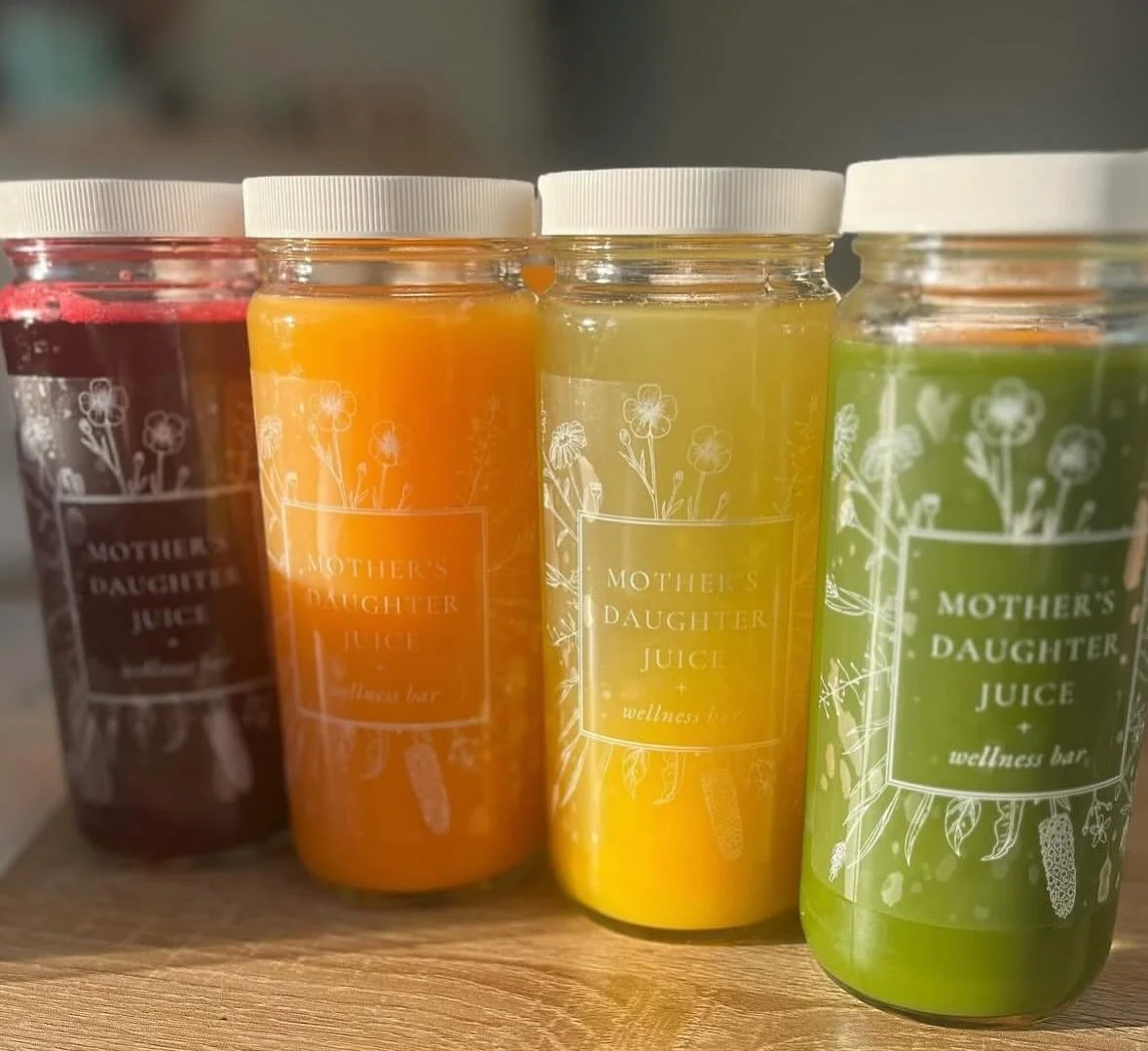 Ready for a little post-holiday reset? 
Or just want to feel AMAZING?

𝐁𝐮𝐢𝐥𝐝 𝐘𝐨𝐮𝐫 𝐎𝐰𝐧 𝐉𝐮𝐢𝐜𝐞 𝐂𝐥𝐞𝐚𝐧𝐬𝐞 @mothersdaughterjuice !

Mix + match your favorites:

🥤 6-pack &rarr; $80 (reg. $90)
🥤 3-pack &rarr; $40 (reg. $45)

Availab
