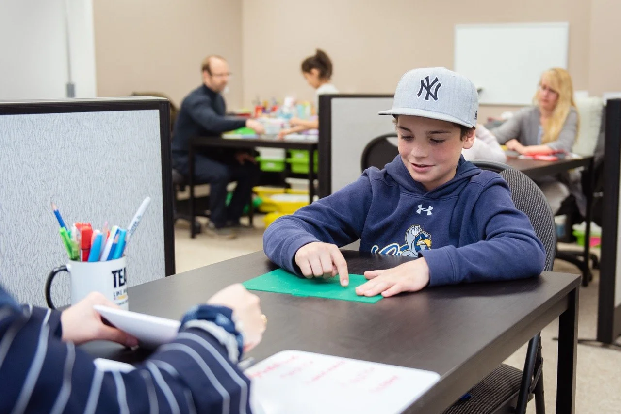 Boy with Dyslexia or Learning Difficulties