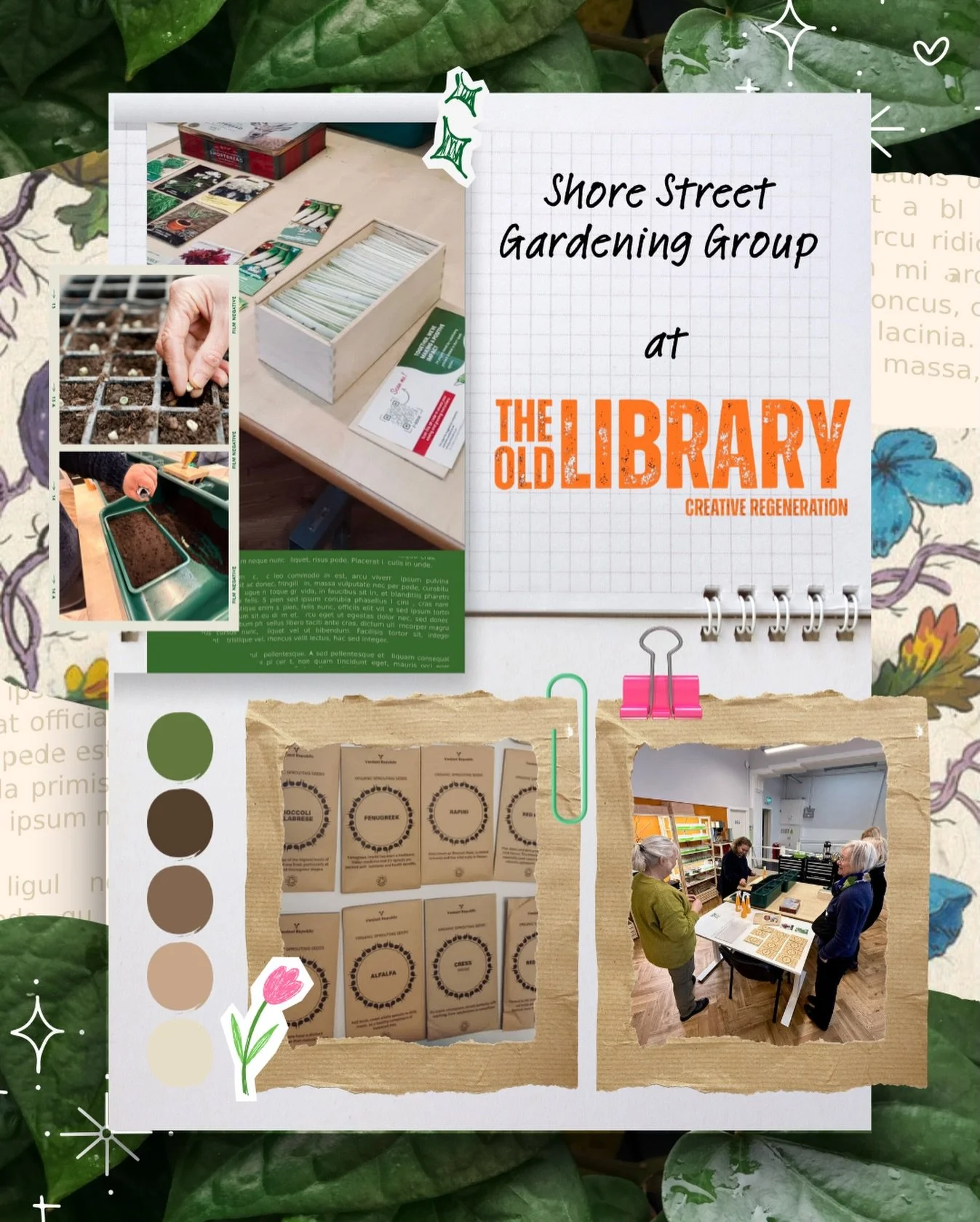 After hosting the wonderful Gourock Writers Circle last week we had Inverclyde Shed&rsquo;s Shore Street gardening group in today designing the revamp to the edible trail and starting off propagation using our STEAM Growing wall with traditional prop