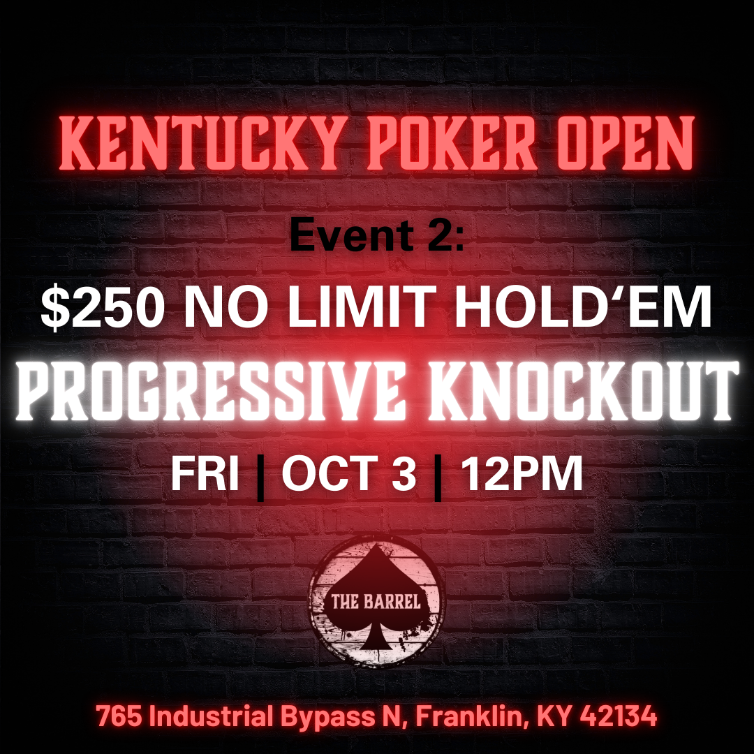 KPO Event 2: Progressive Knock Out