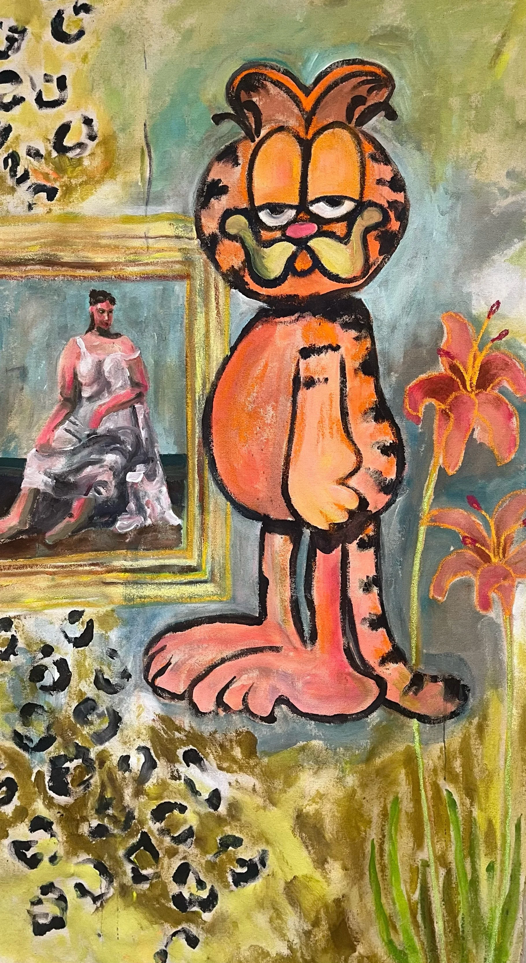 Garfield is a lover of art 