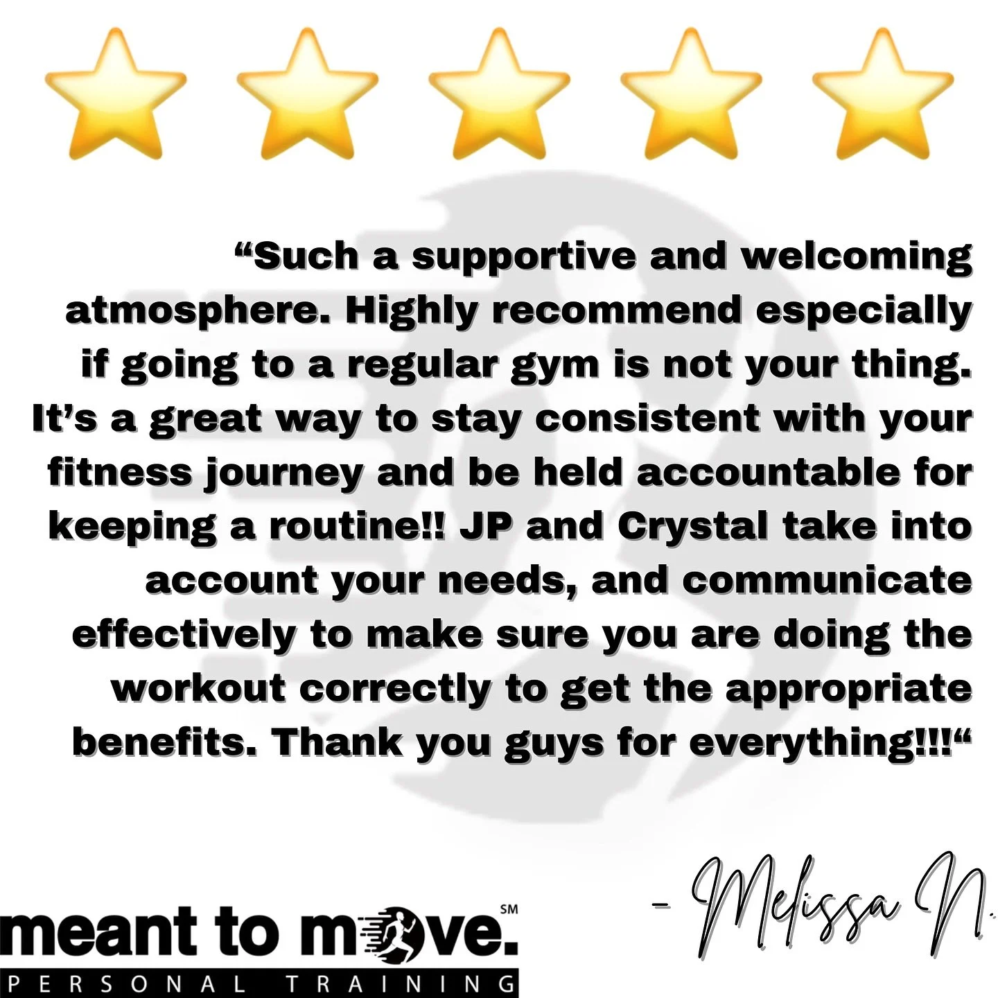 We appreciate you Melissa!!