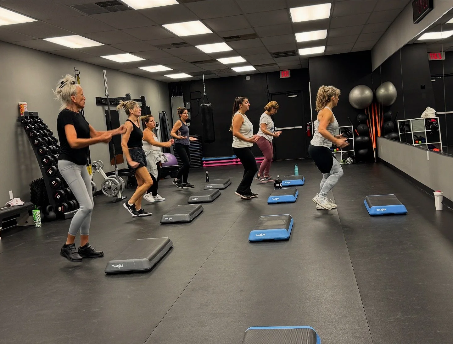 Last week&rsquo;s step class was a huge success!!

Join us every Wednesday right here at 7pm.

Sign up now, link in bio!