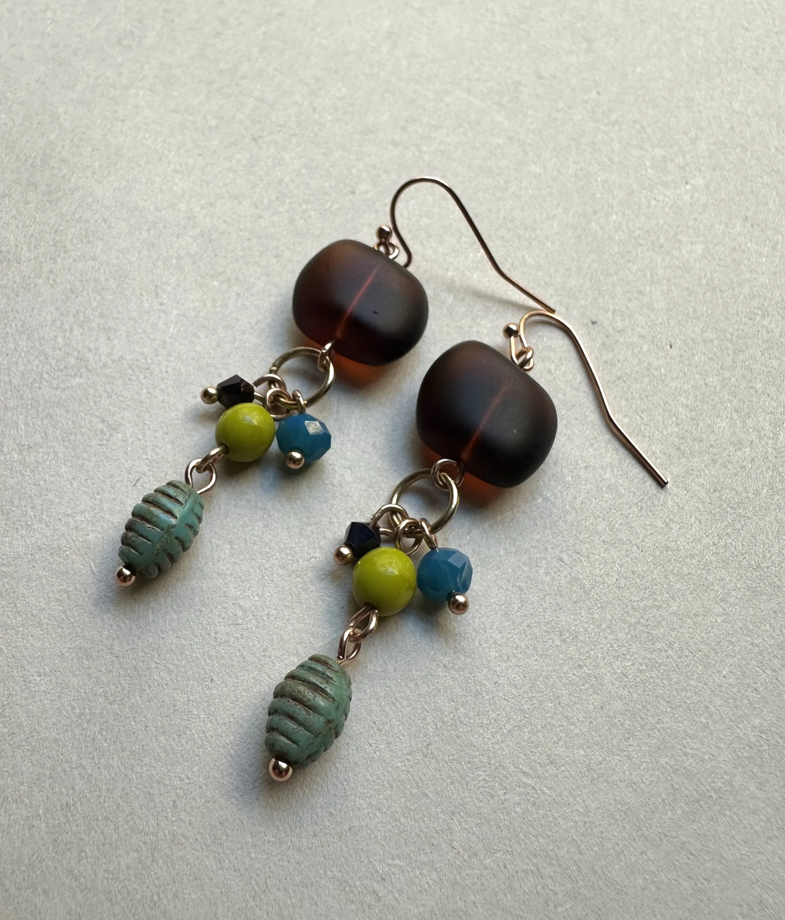 Contraponto | Czech Glass & Crystal Earrings — De Colores Collection