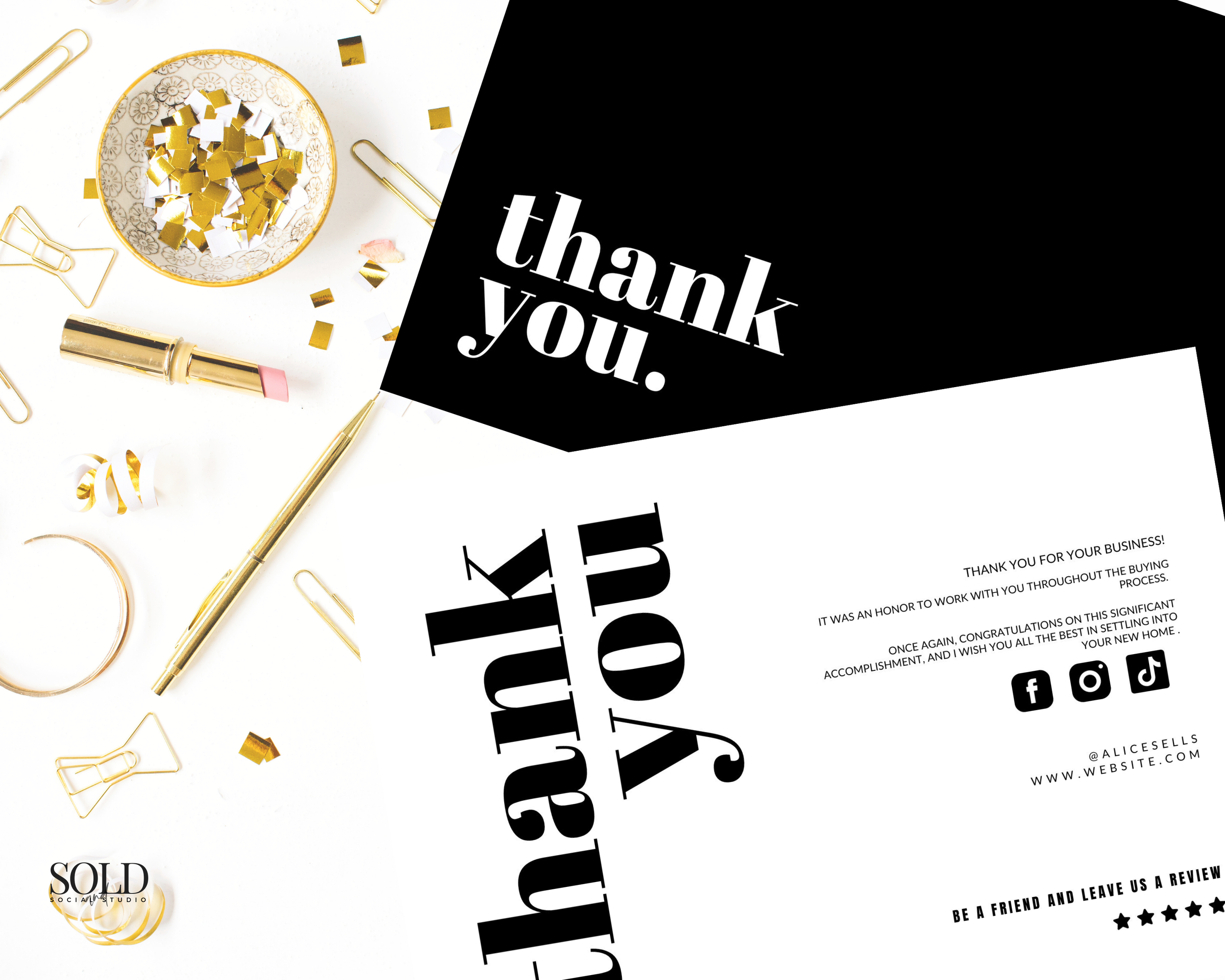 Buyers Thank You Card