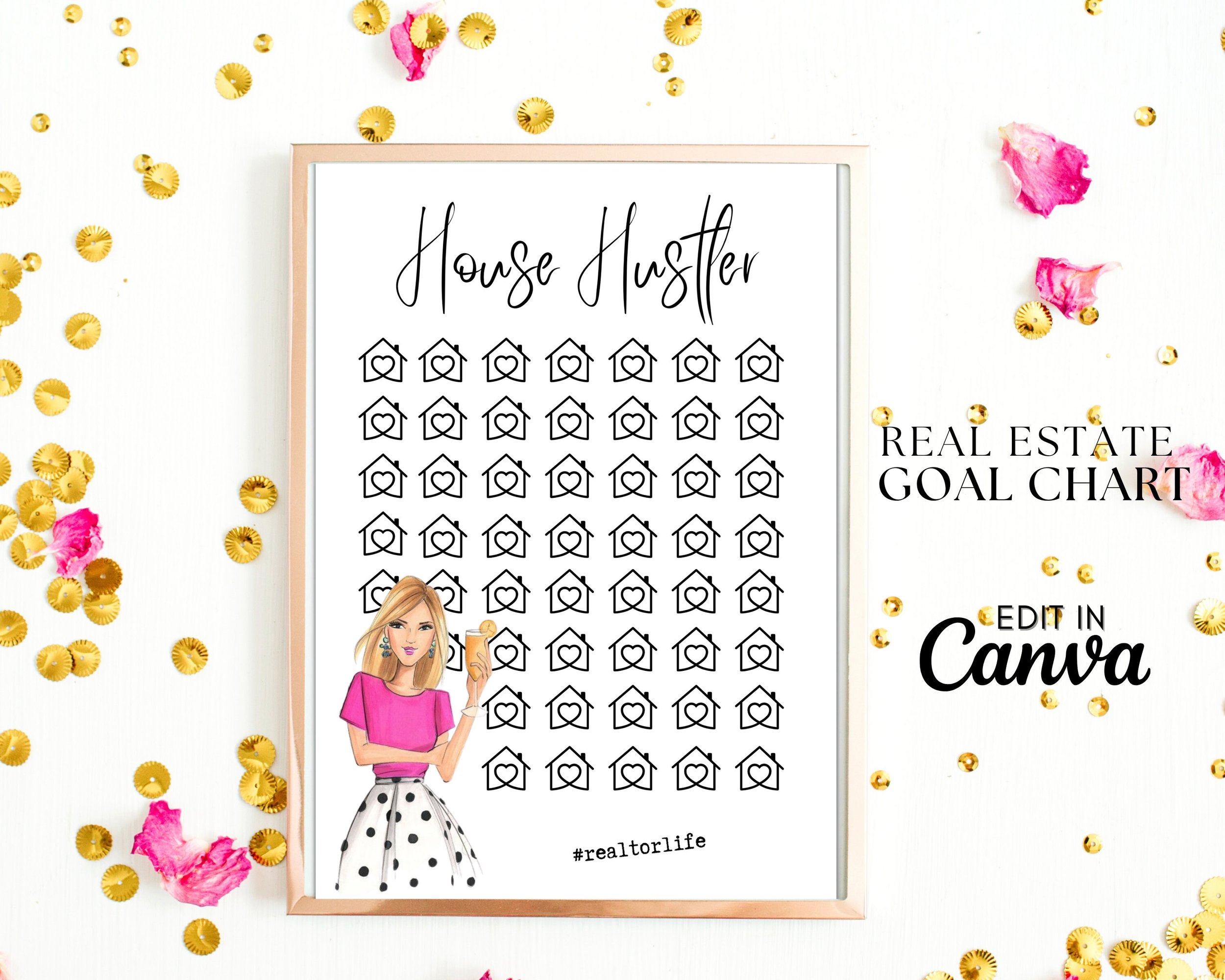 Real Estate Goal Chart Template