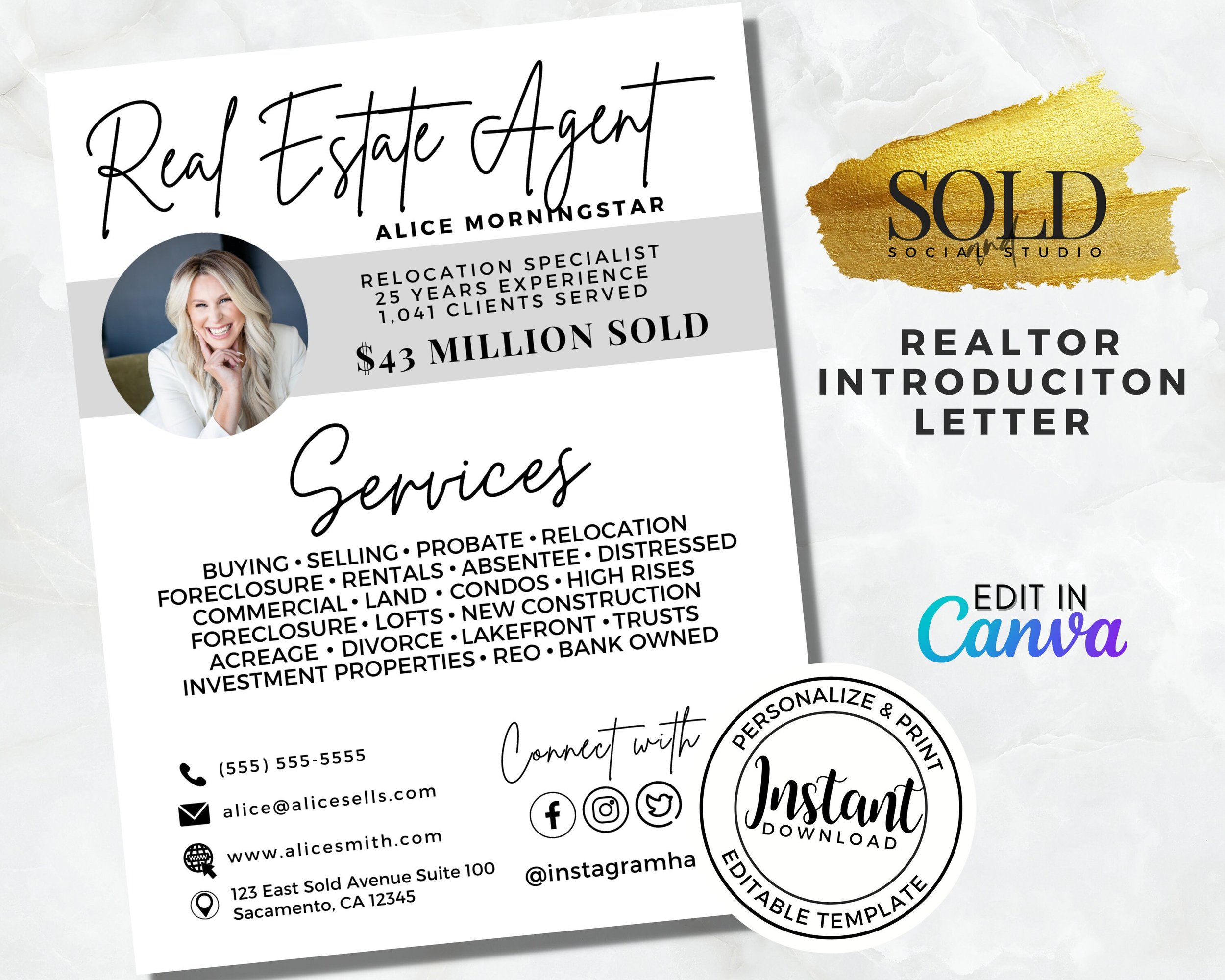 Realtor Services Flyer