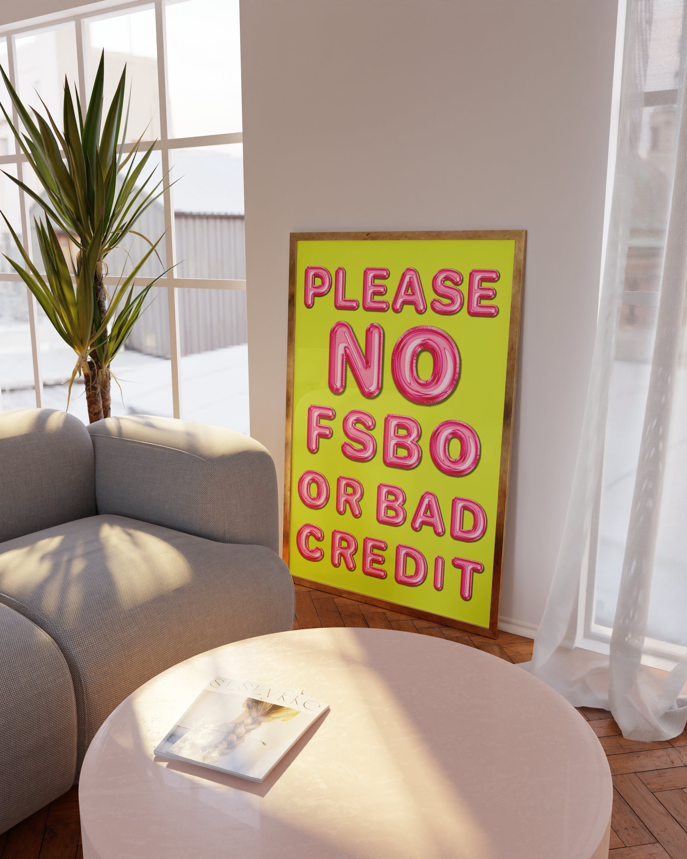 NO FSBO Real Estate Art