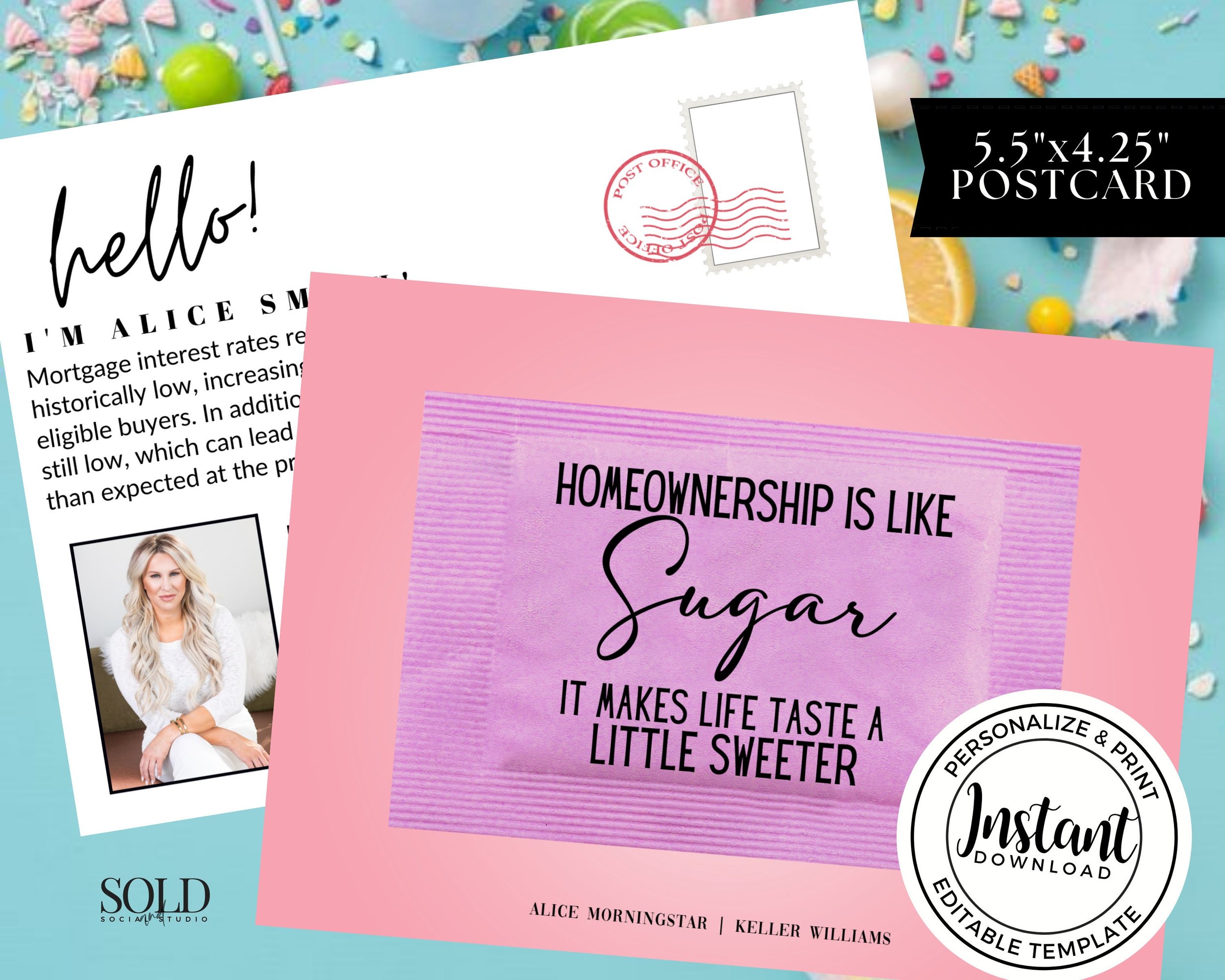 Homeownership Is Sweet Postcard