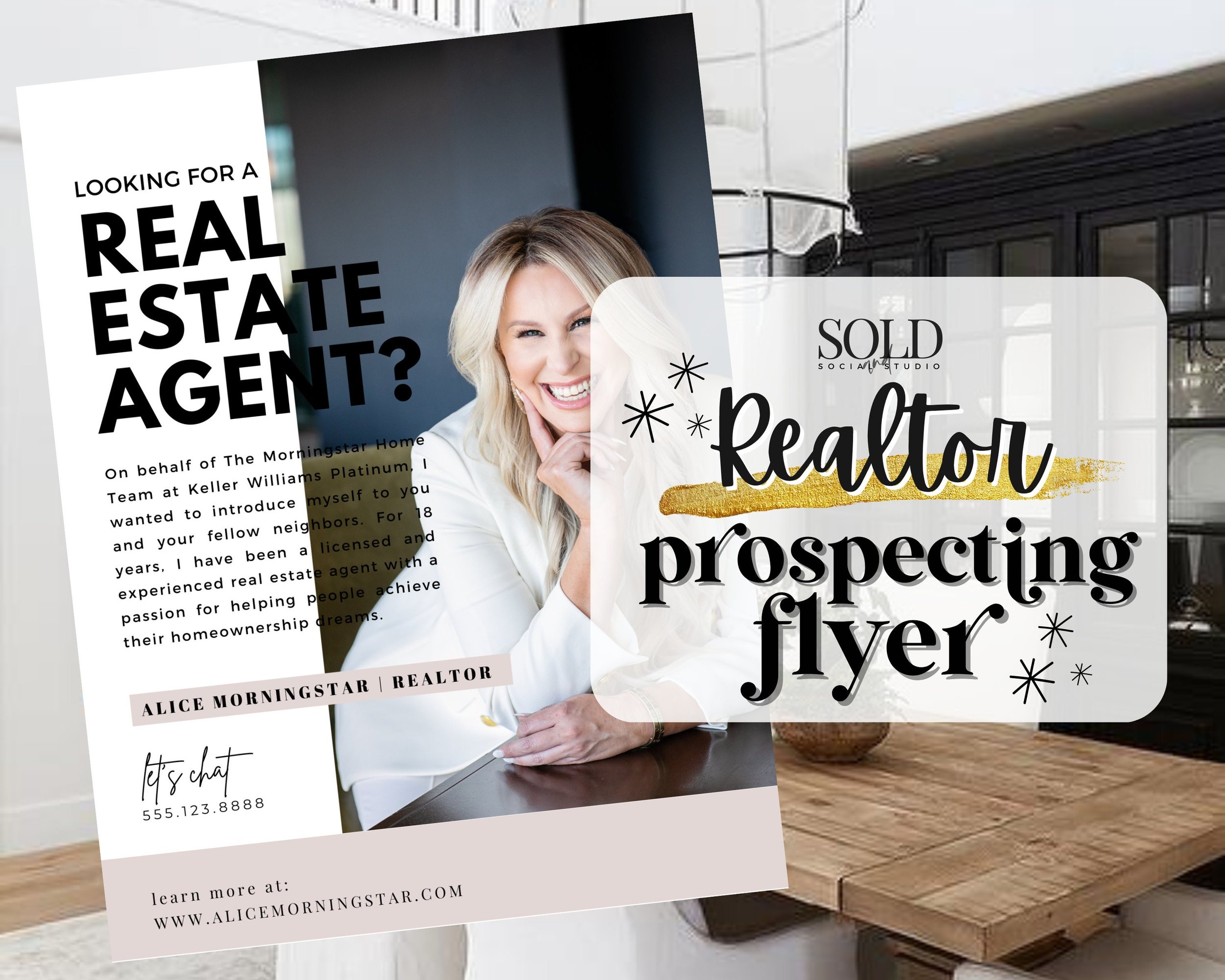 New Realtor Introduction Flyer