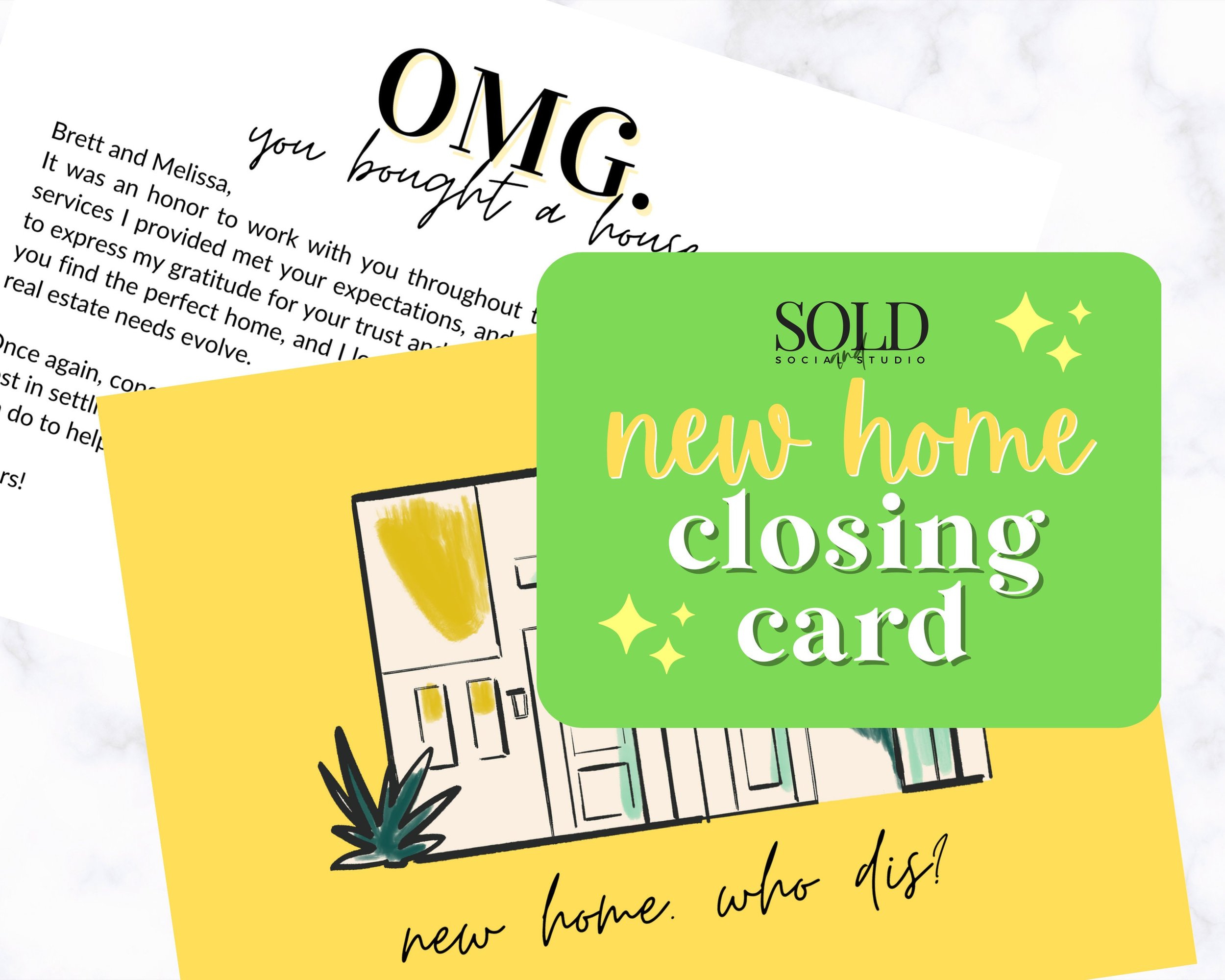 New Home Who Dis? Postcard