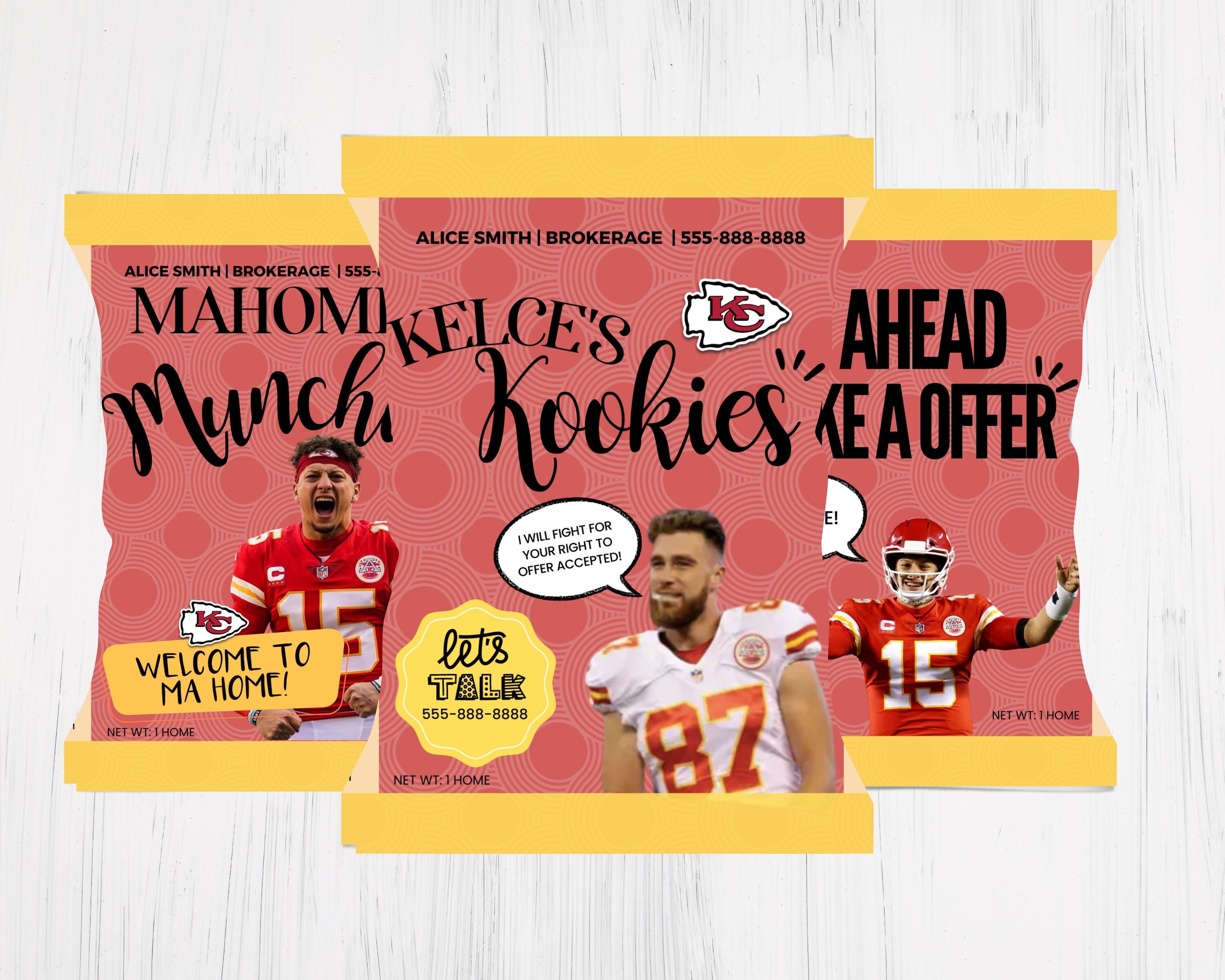 Chiefs Football Chip Bag