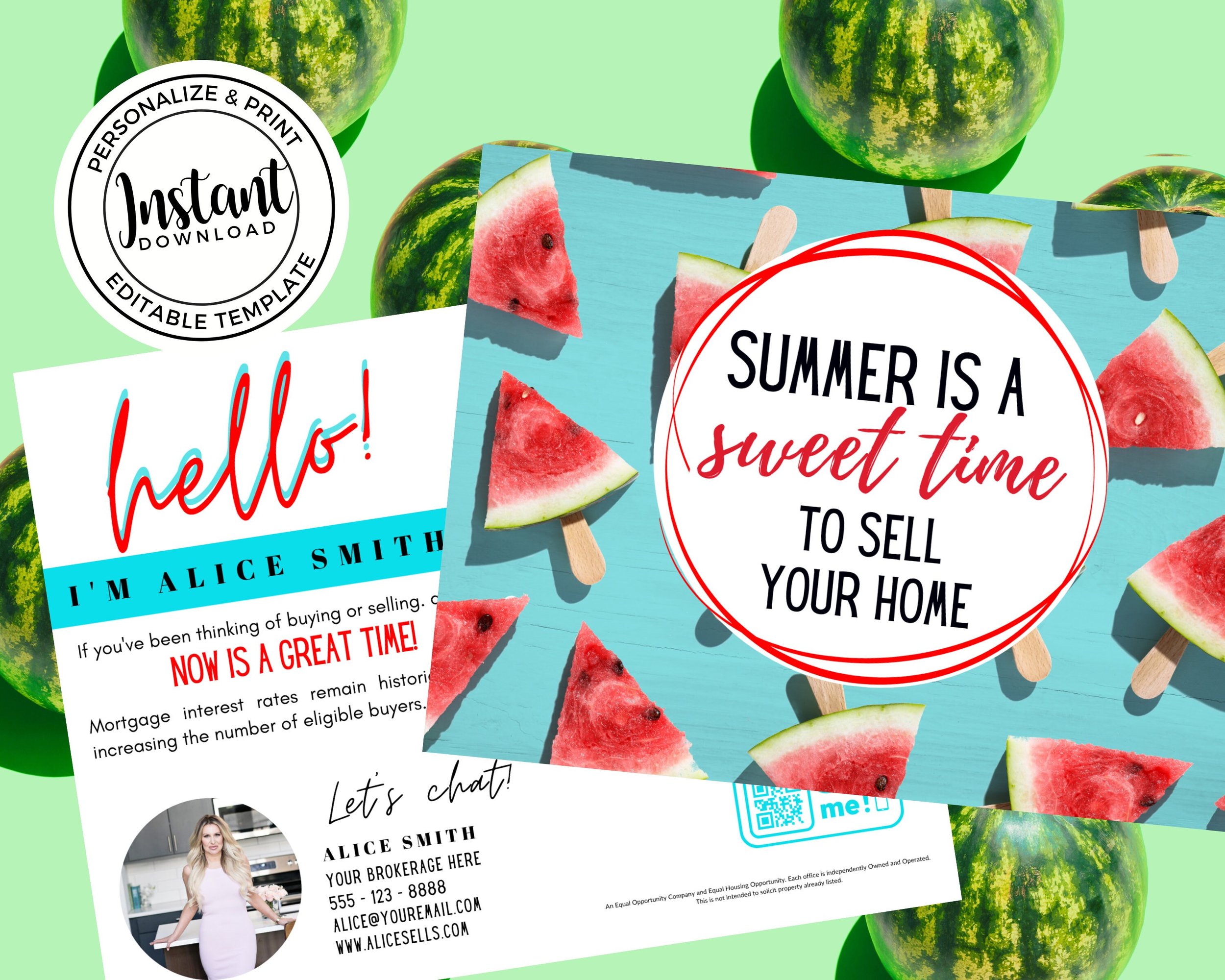 Realtor Summer Postcard Bundle