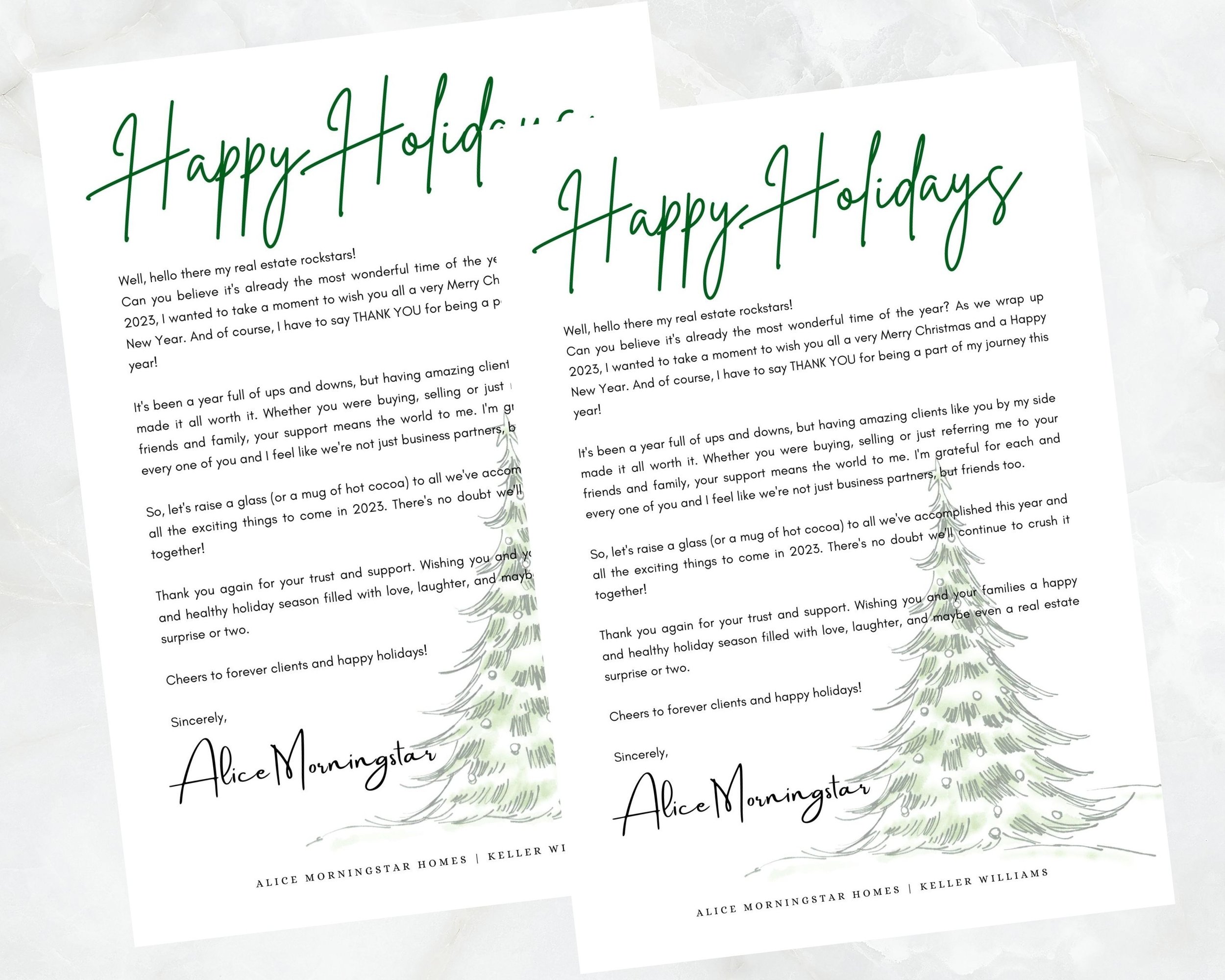 Client Christmas Flyer