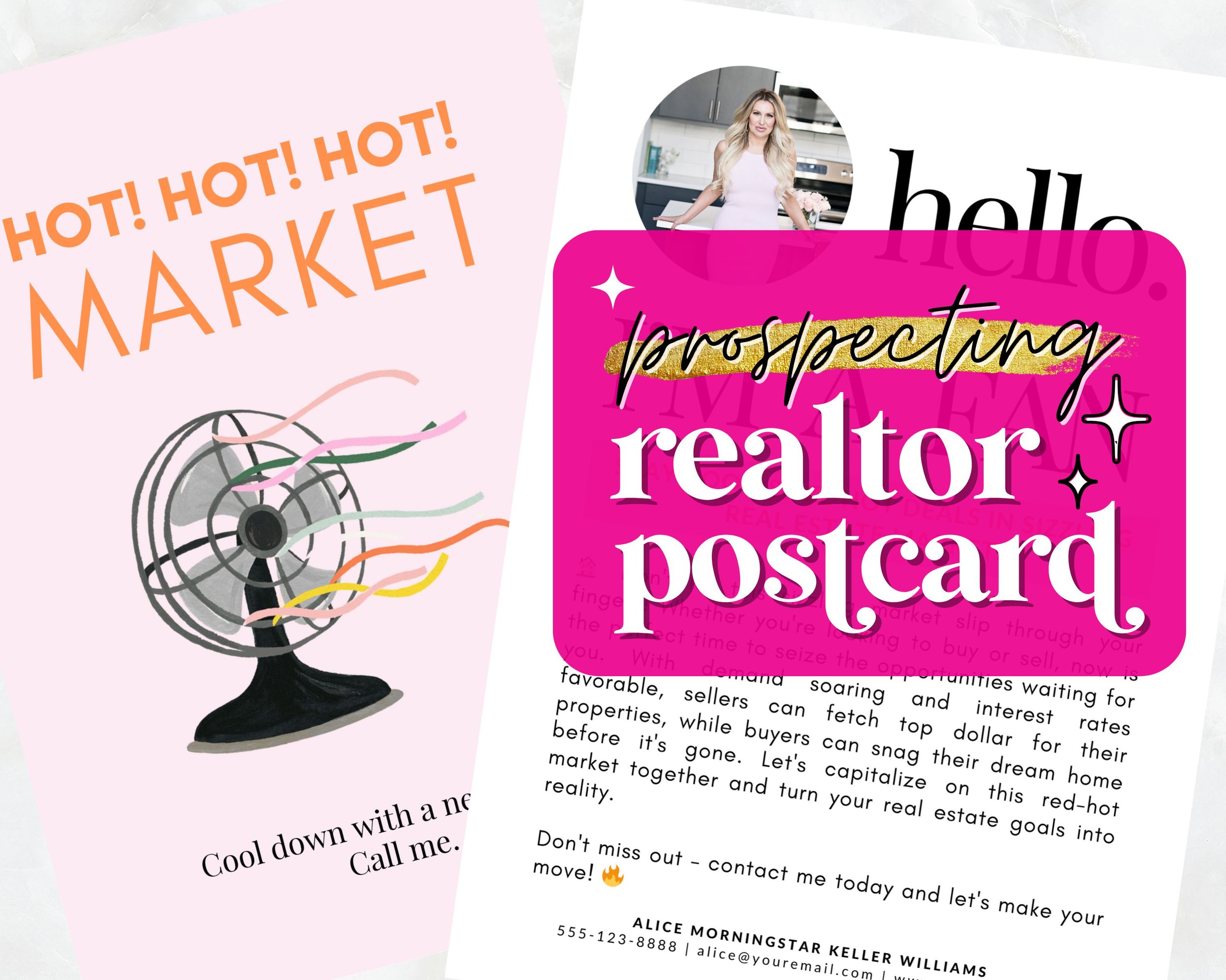 I'm A Fan Realtor Postcard
