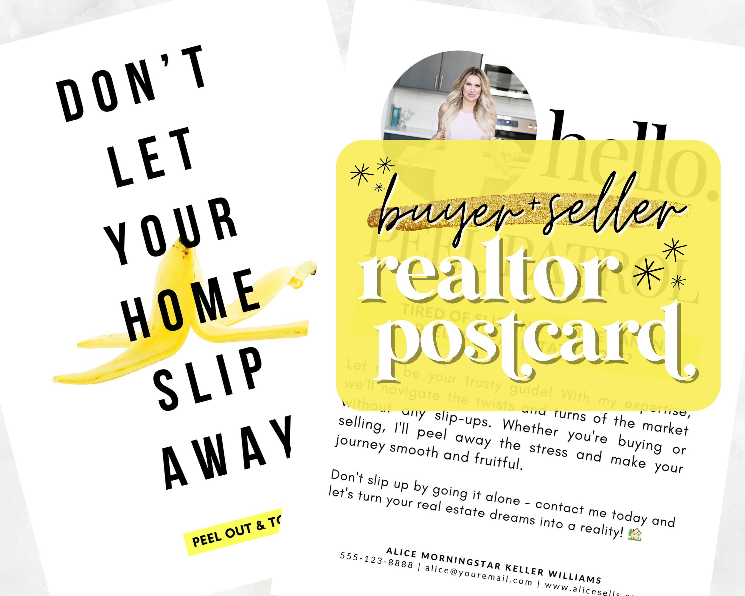 Don't Slip Away Mailer Postcard