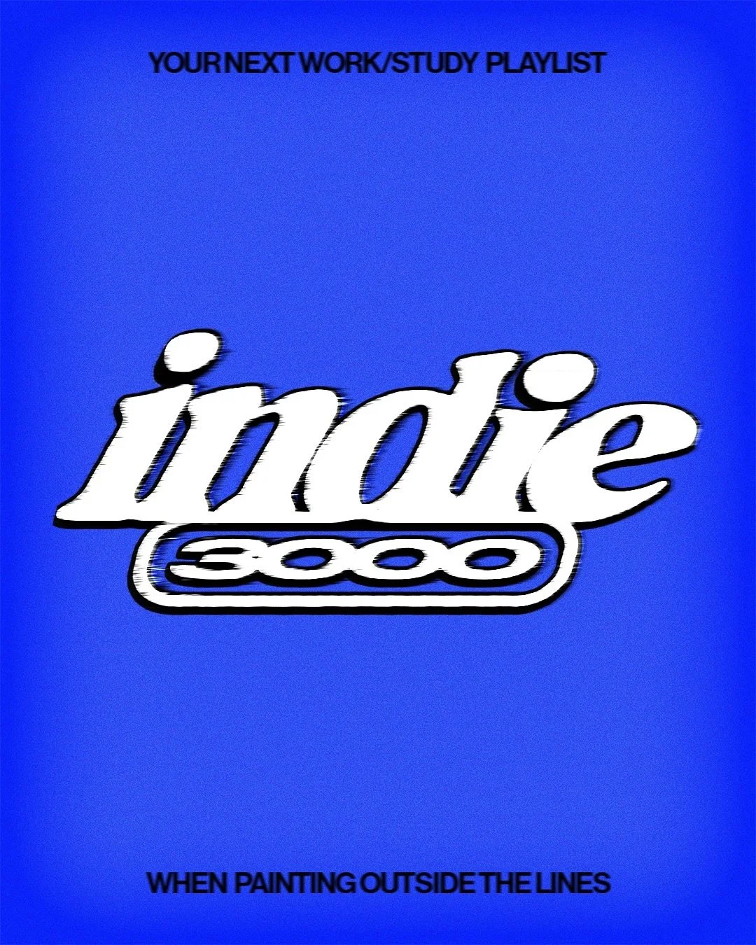 Back with part 2 of the playlist series you asked for&mdash;designed to help you work, study, and keep those creative juices flowing. 🎧

This one&rsquo;s all about Indie 3000: For when you&rsquo;re painting outside the lines. 💙 Think upbeat indie, 