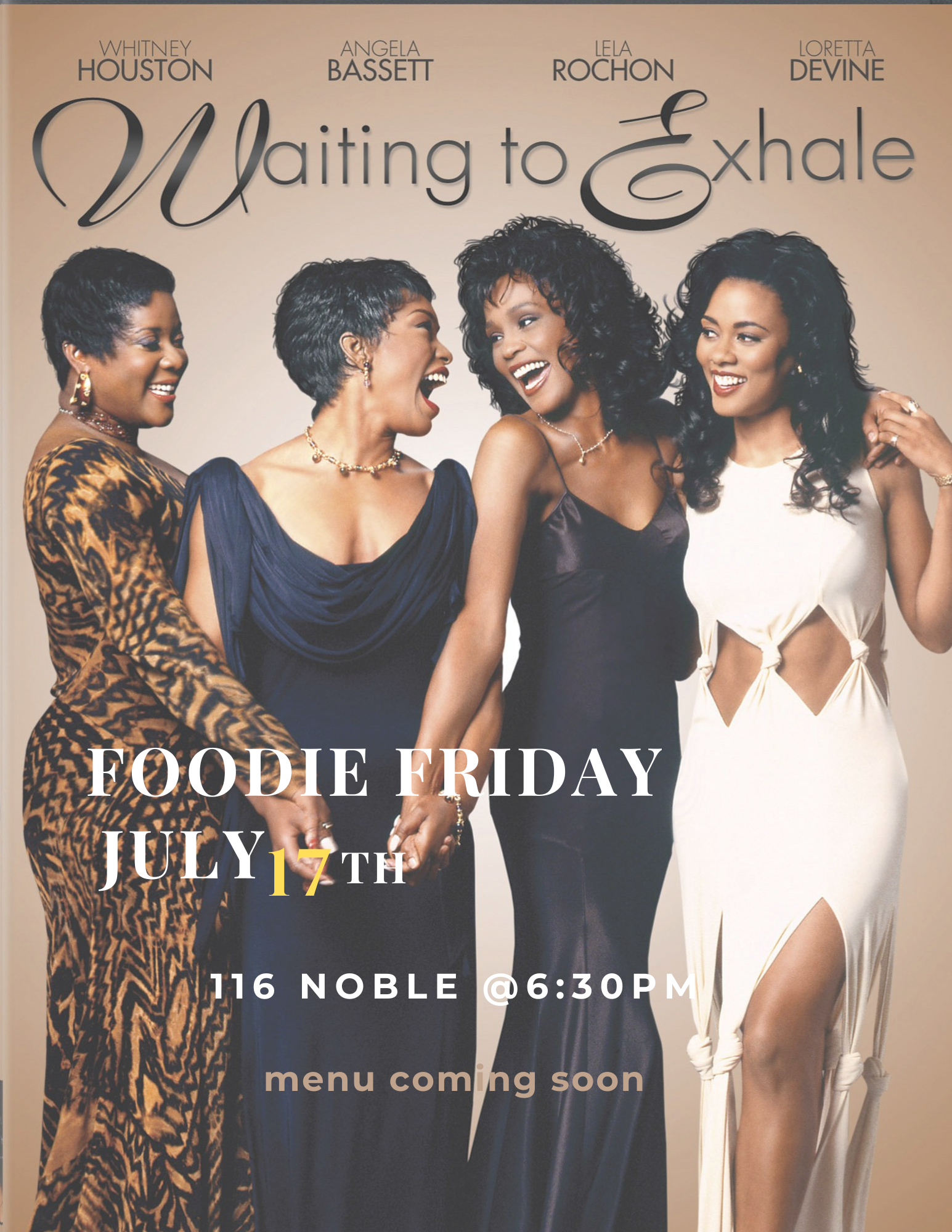 Foodie Friday: July 17th Black Cinema Edition (4 Courses)