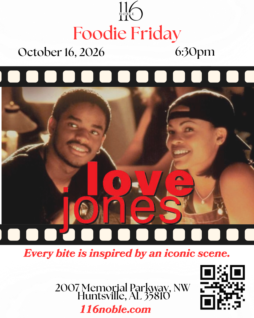 Foodie Friday: October 16th Black Cinema Edition (4 Courses)