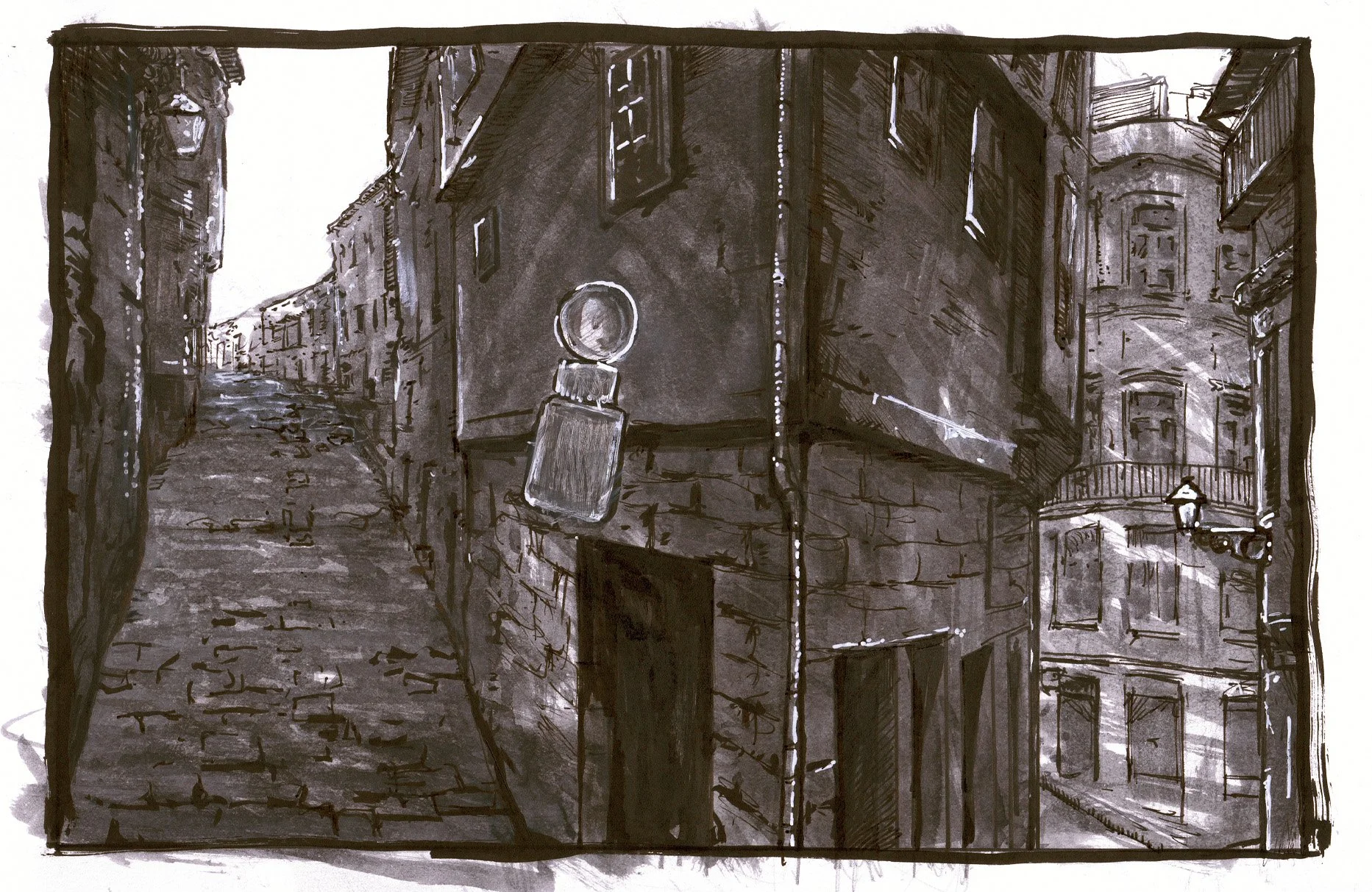 Inktober Sketch    Ink on Paper