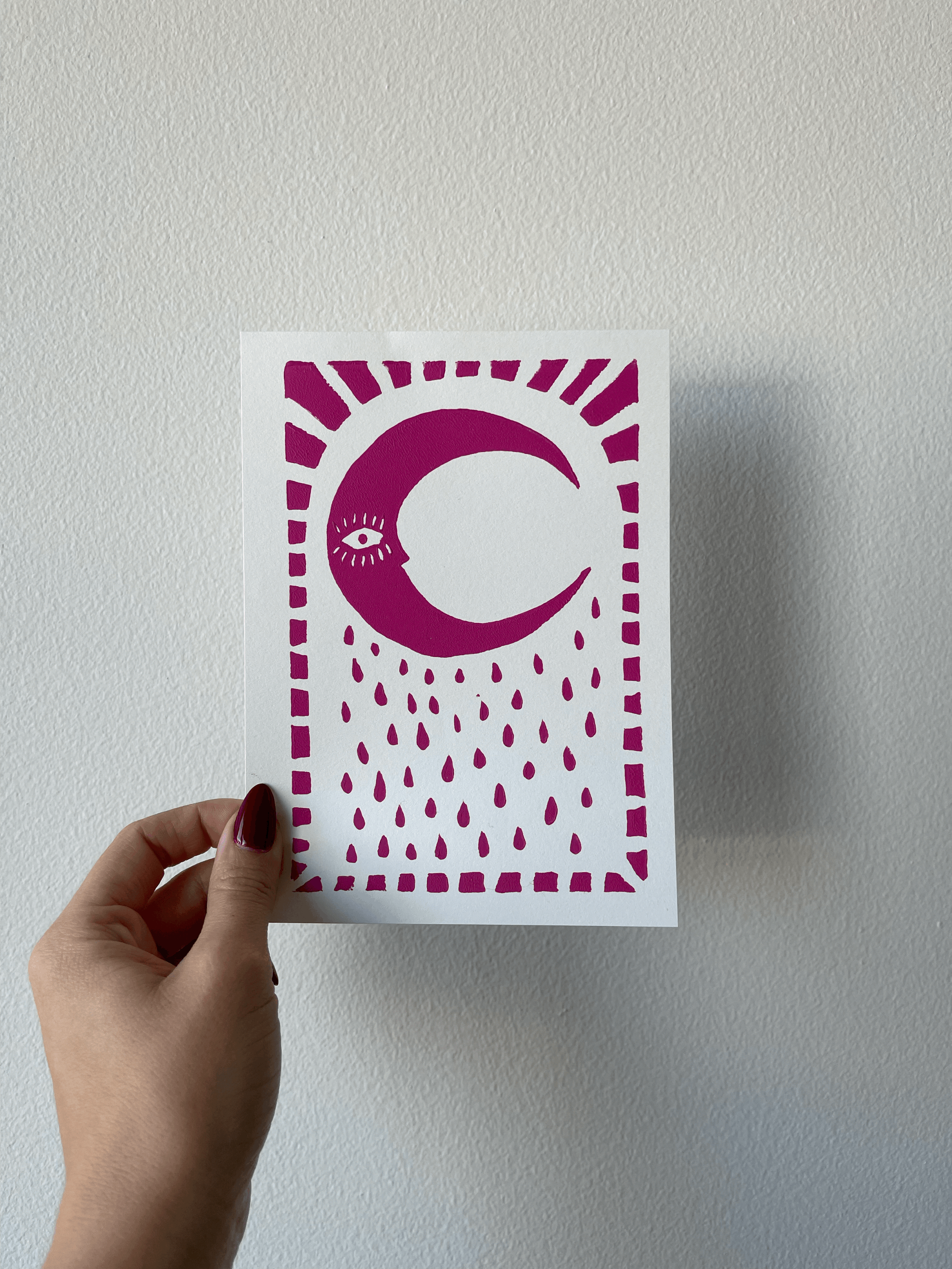 Raining Moon - Pink