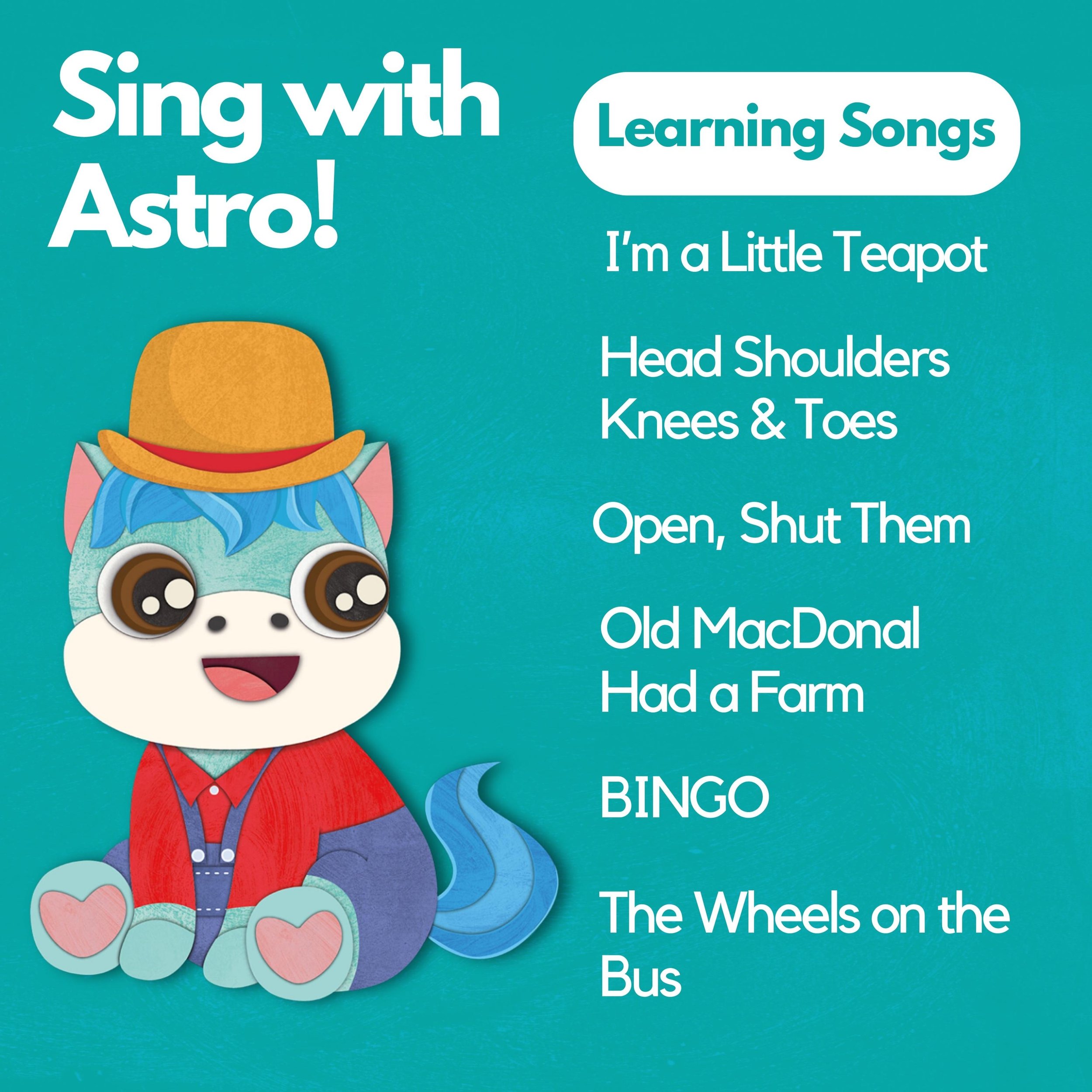 Astro Learns English: Learning Songs