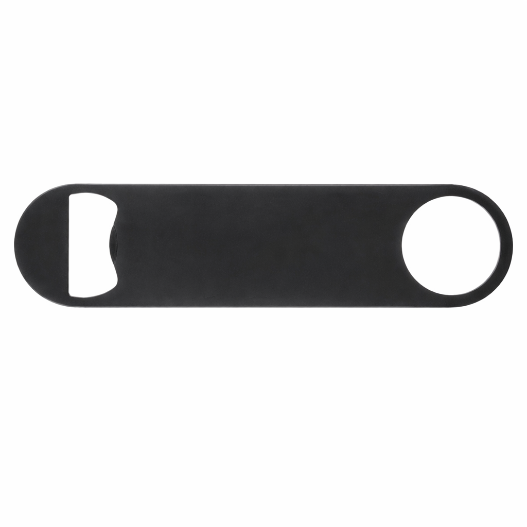 Black Metal Bottle Opener - Large (Pack of 25)