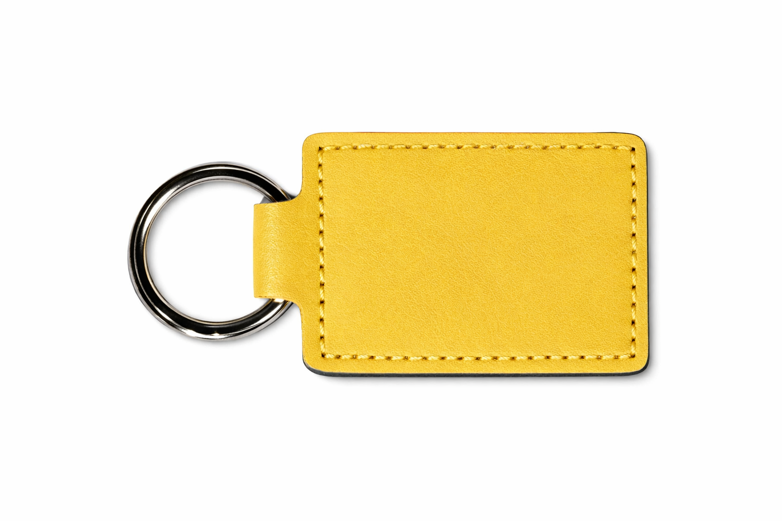 PU Leather Keychain-Gold (Pack of 25)