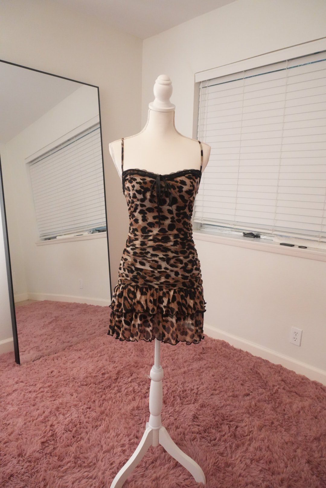 Sabrina Cheetah Mini Dress