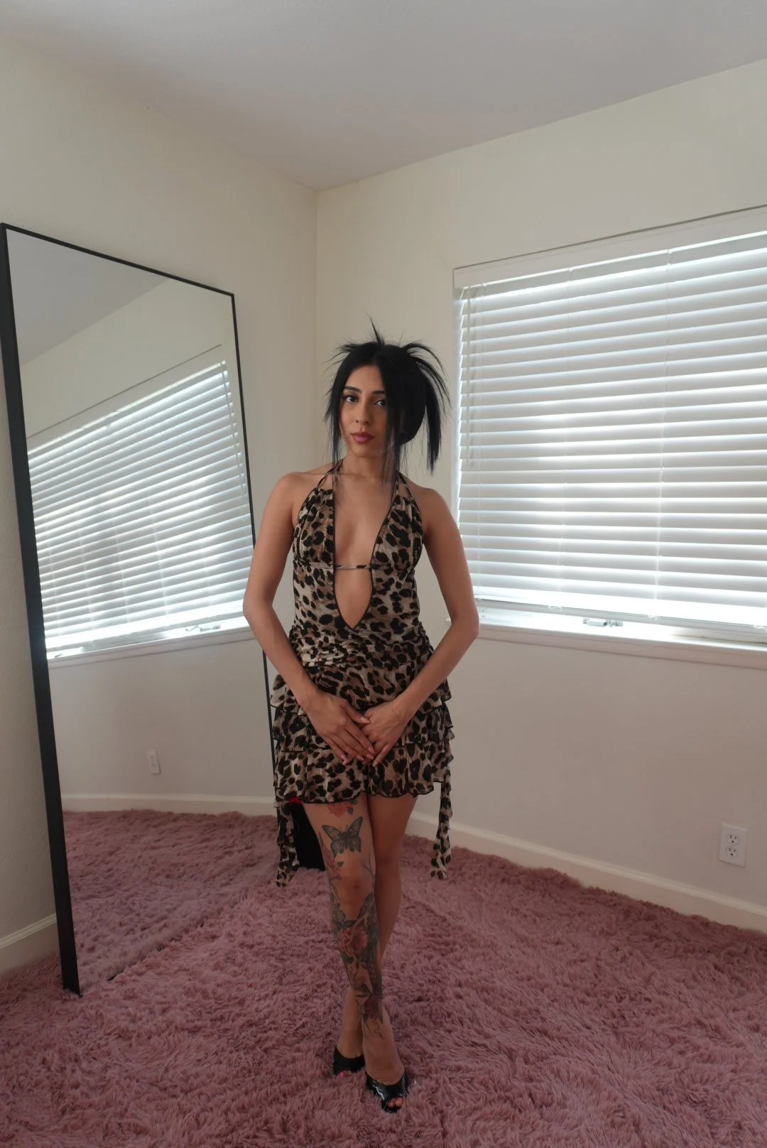 Valentina Cheetah Dress