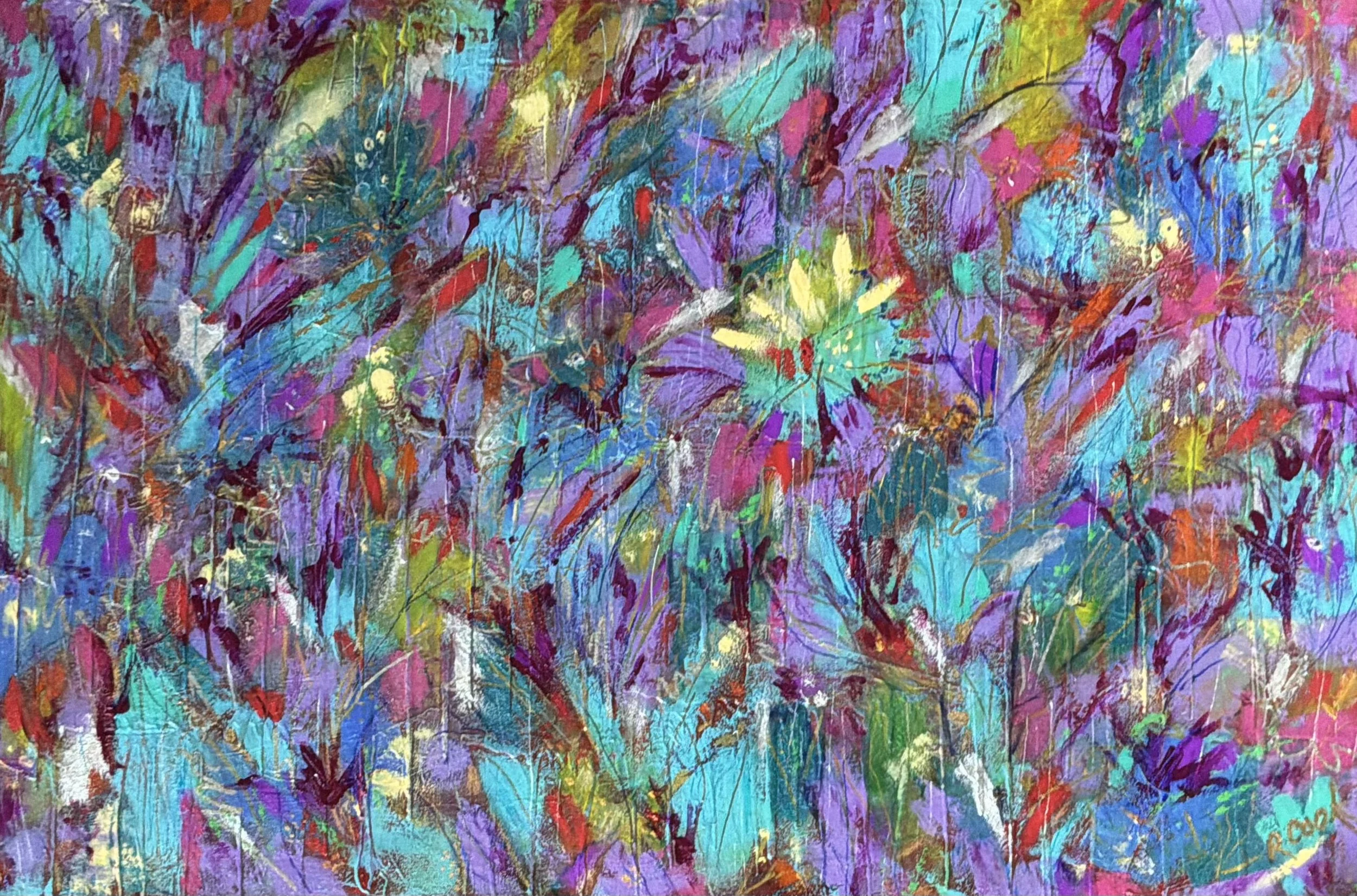 Flowers in Rain