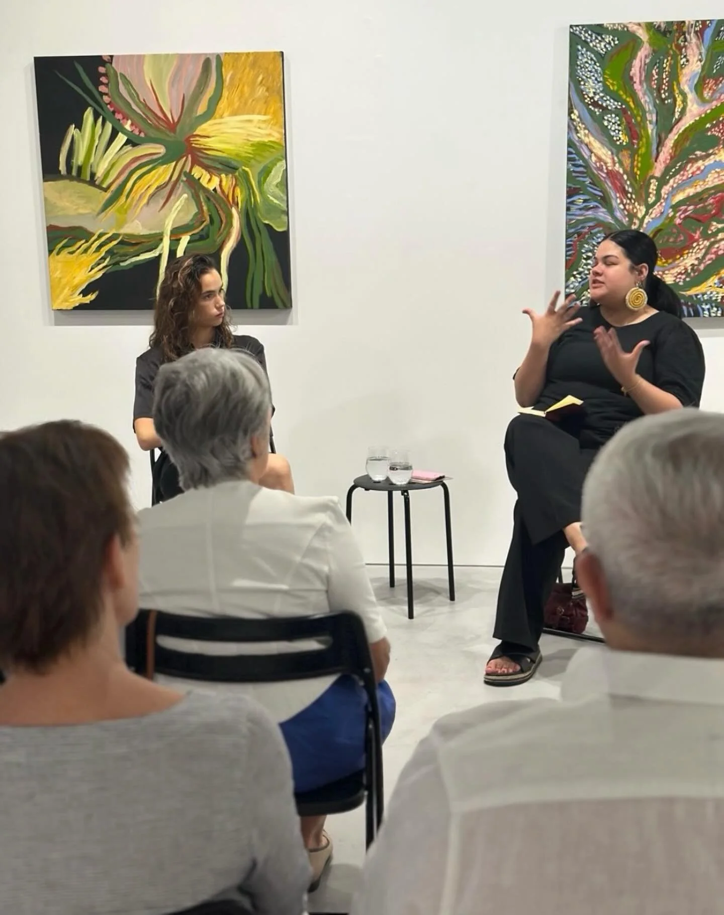 Last weekends artist talk was grounded and relaxed as we talked about my current body of work &lsquo;Xanthorrhoea&rsquo;. Had such a beautiful talk chaired by @makayladass