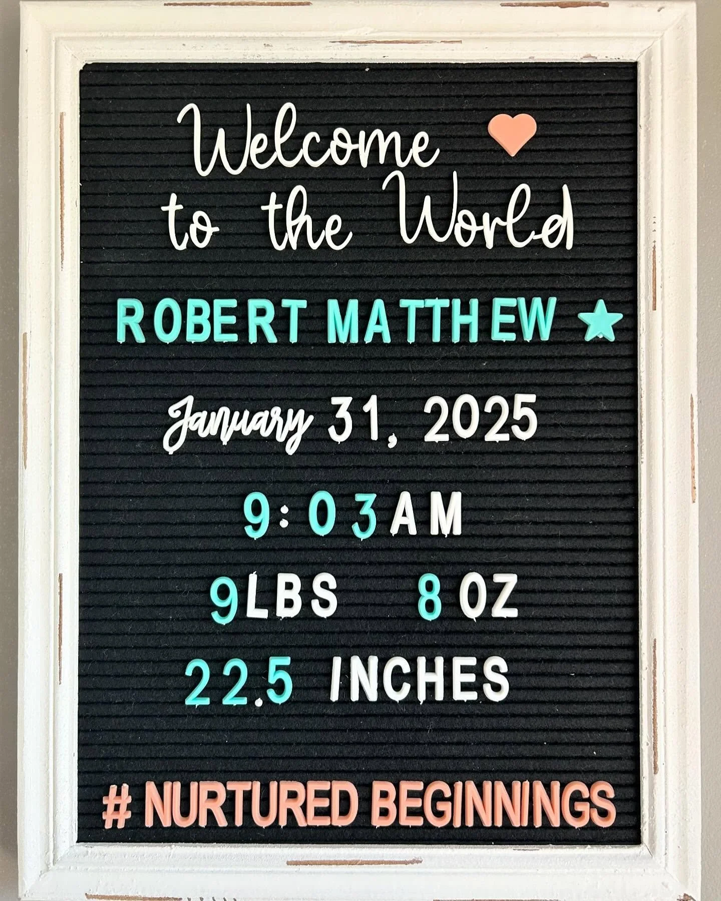 Welcome to the world Bobby! We all waited with great anticipation for your debut, and you absolutely were worth the wait. In the meantime, what a blessing it was to get to know your siblings. You were born into the best family 💗 #NurturedBeginnings 