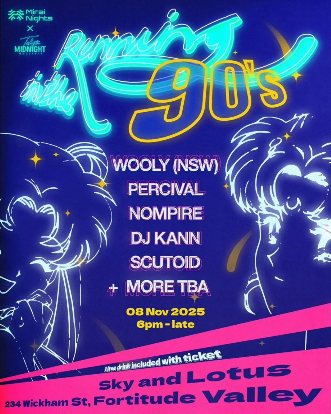 EVENT ANNOUNCEMENT | 08 NOV | Running in the 90's
⏰Turn back the clock and revisit the golden age of anime at our next event! Sailor Moon, Initial D, and Ghibli fans, this is for you.
Expect:
⏰Earlier opening hours for convention goers. Kick on befo
