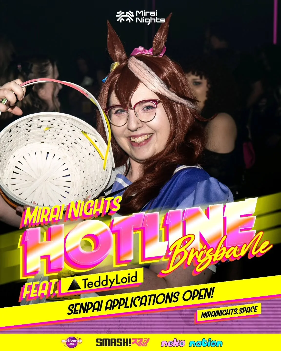 Senpai &amp; promoter applications for HOTLINE are now open!

Do you want to be a part of our upcoming event? Head to our bio to learn more and apply.

Applications will close on 12th May.

📷: @little.miss.ssej

#mirainights #otakurave