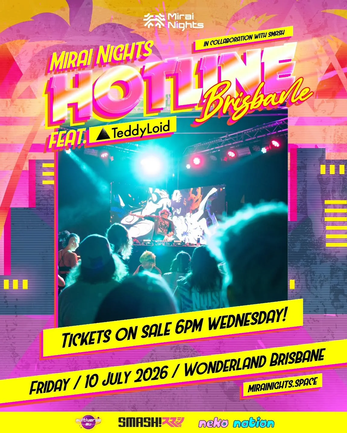 Our hotline won't stop ringing! ☎️

Tickets go live this Wednesday (27/5), 6pm!

Expect: 

&bull; 🎶 Anime, J-Pop, and J-EDM beats (House, J-Pop, Anisong, J-Core, Happy Hardcore, Hardstyle) + more
&bull; 🍬 Free sushi served by our Mirai Senpai team
