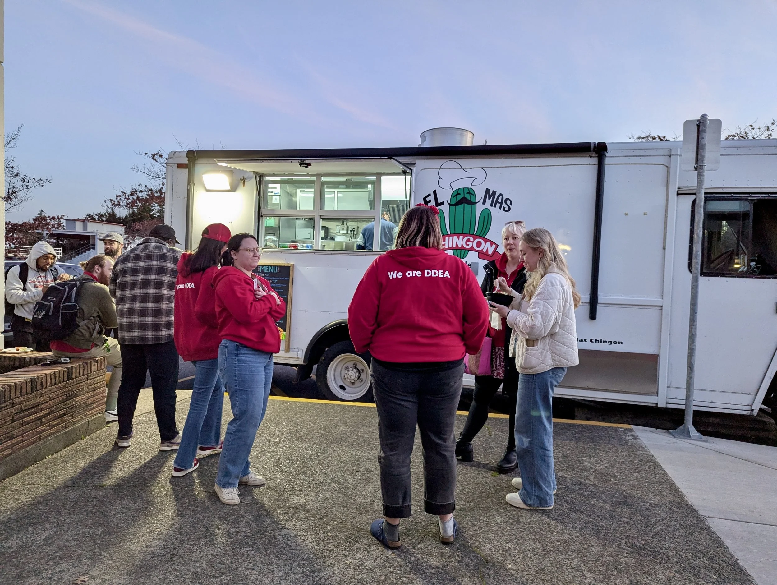 Our faithful food truck is back! Thank you El Mas Chingon! 