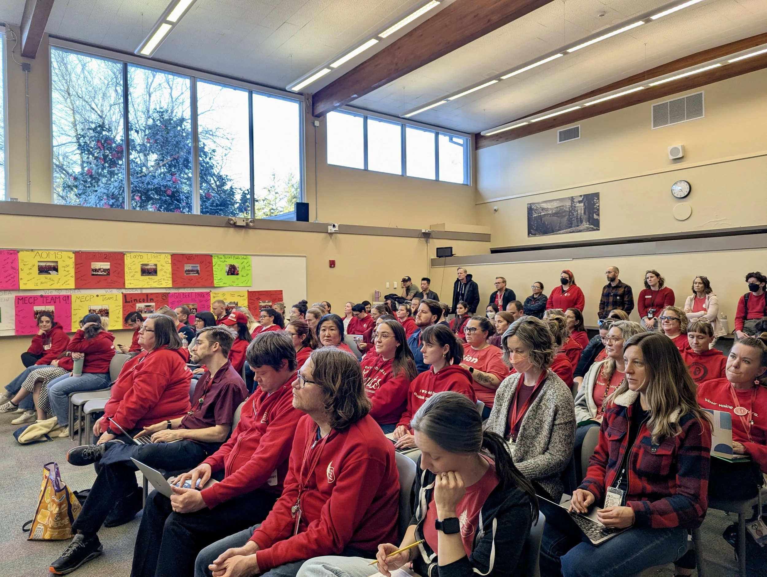 DDEA members listening to the initial proposal on 2/11/6