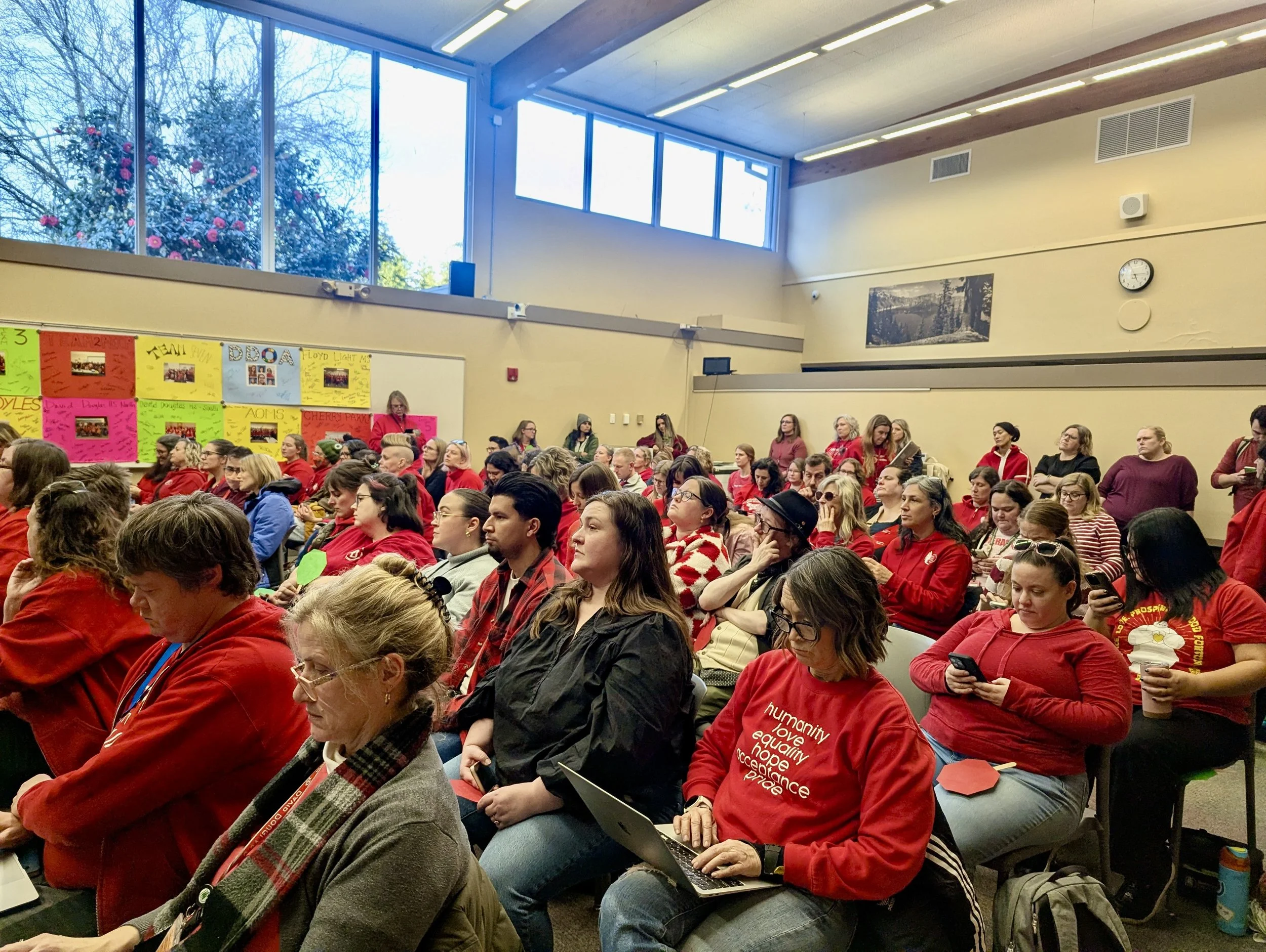 DDEA members showed up in support on 2/25/26.