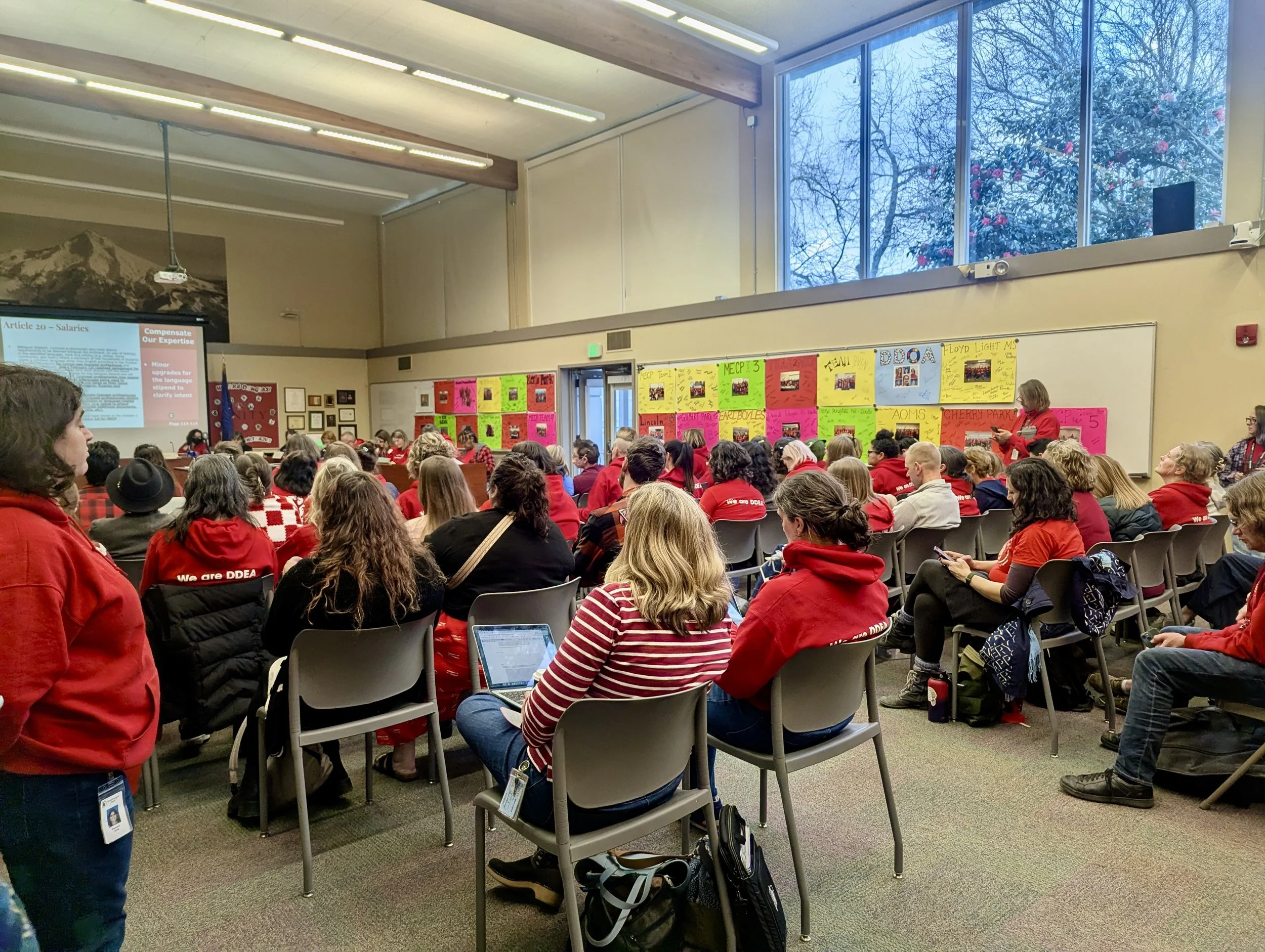 DDEA members listened to more of the proposal on 2/25/26