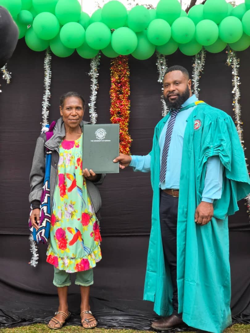 CIMC Graduate trainee celebrates Graduation from UOG
