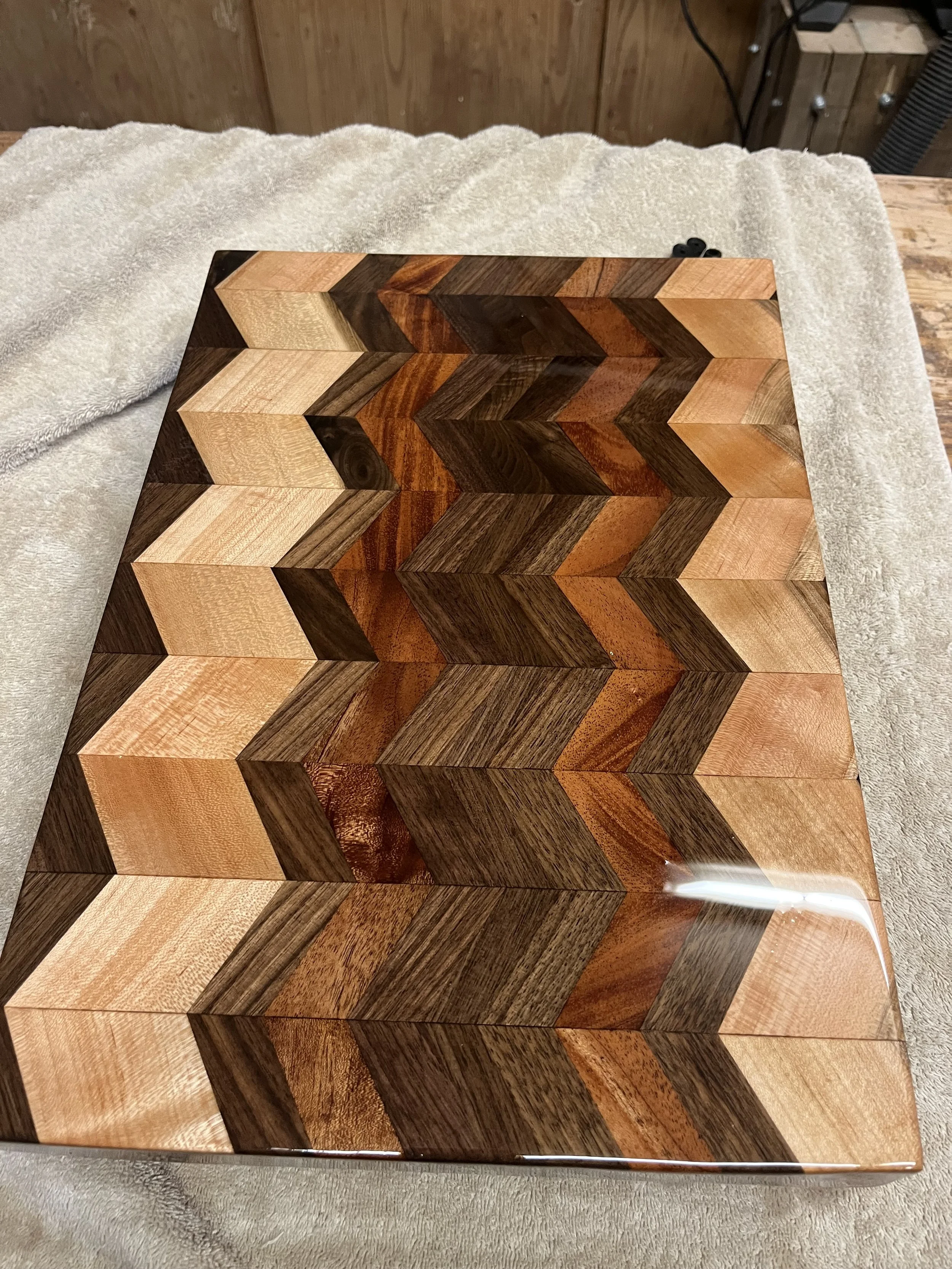 Chevron End Grain