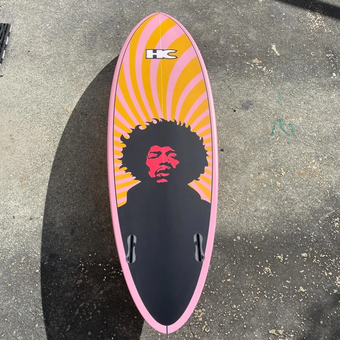 6&rsquo;0&rdquo; Twin pin for @chasegwatkins with custom graphics done by the one and only @spraygunslinger