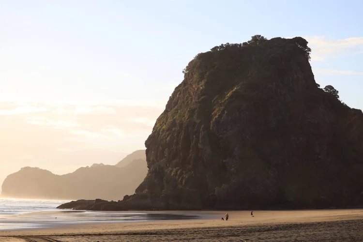 Lion Rock and Piha Beach