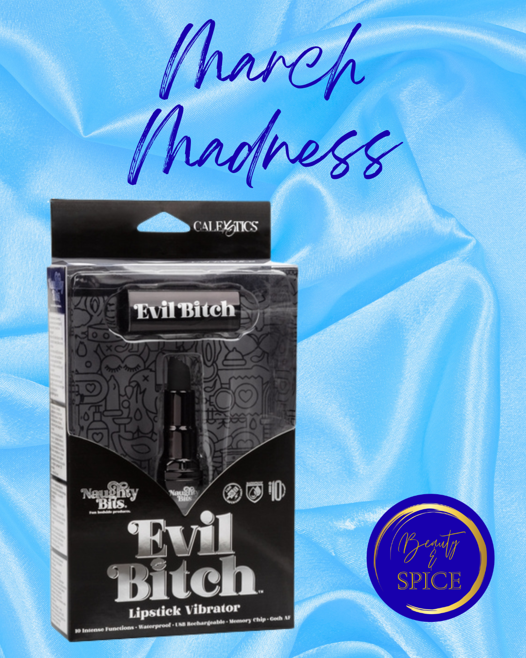 Evil Bitch Lipstick Black