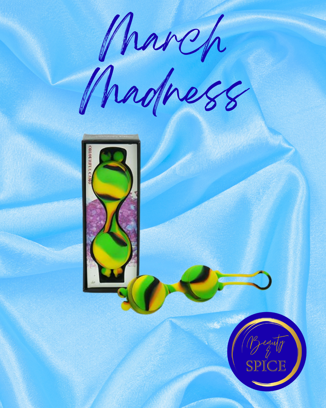 Yellow Camo Kegel Balls