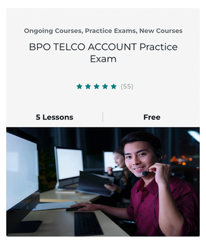 BPO Telco Account Practice Exam